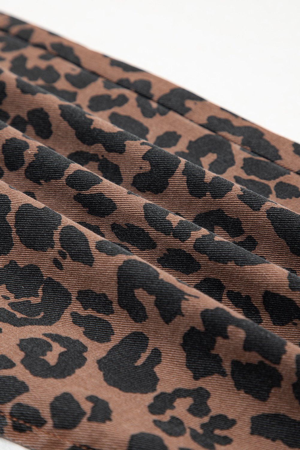 Leopard Denim Maxi Skirt - Image 16