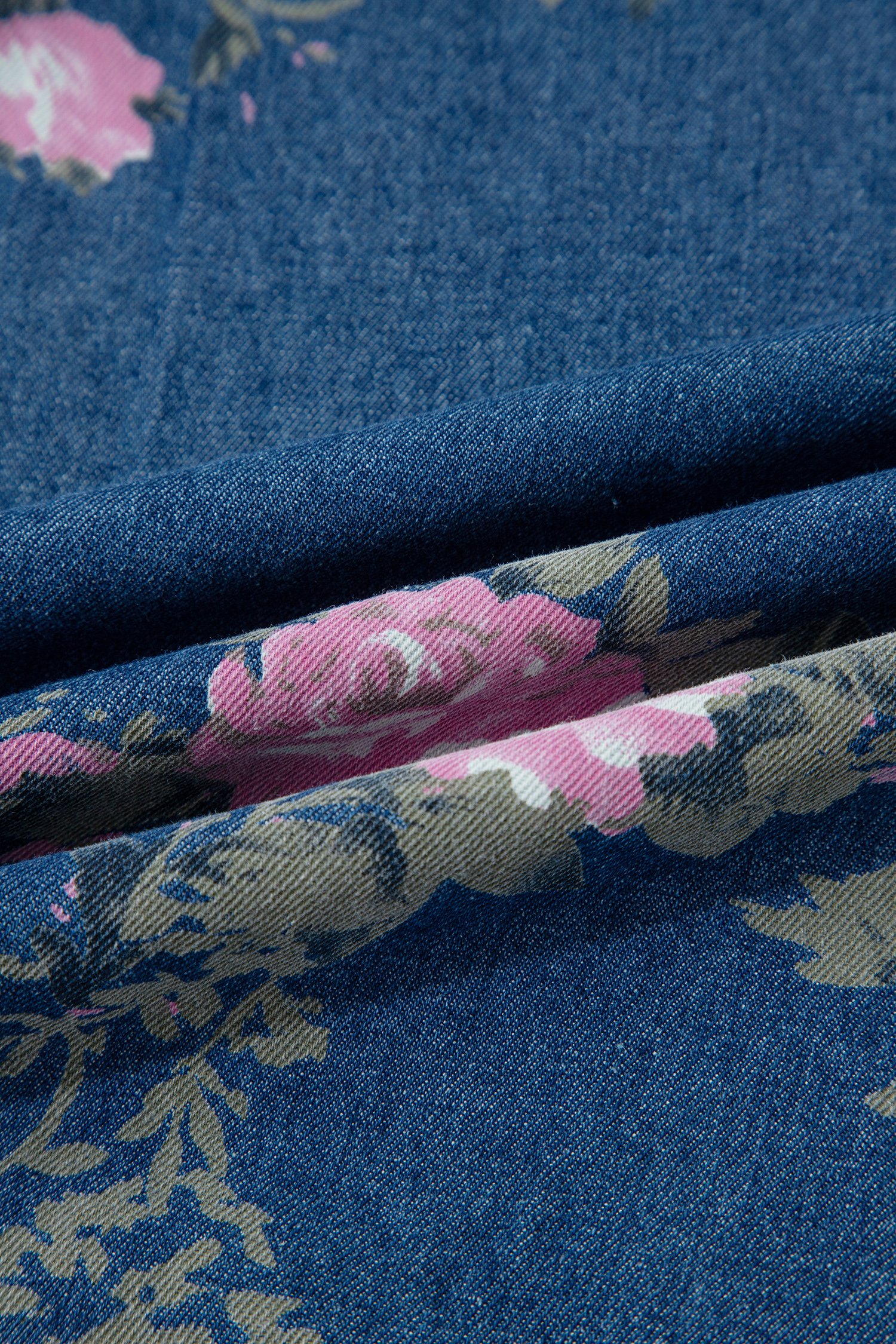 Floral Wide Leg Jeans - Image 8