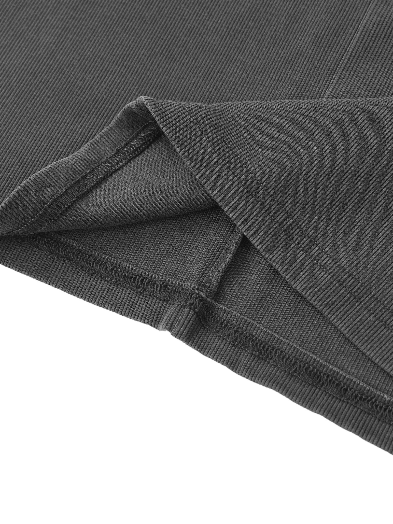 Dyed Washed Drawstring Maxi Skirt - Image 18