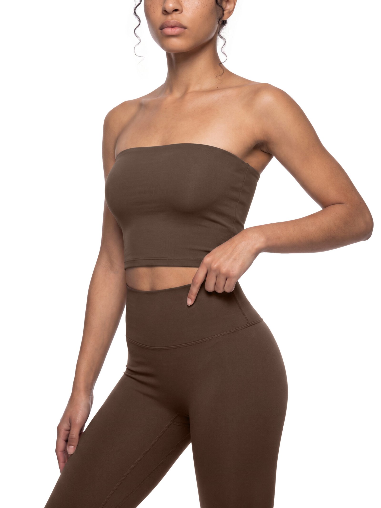Cropped Yoga Tube Top