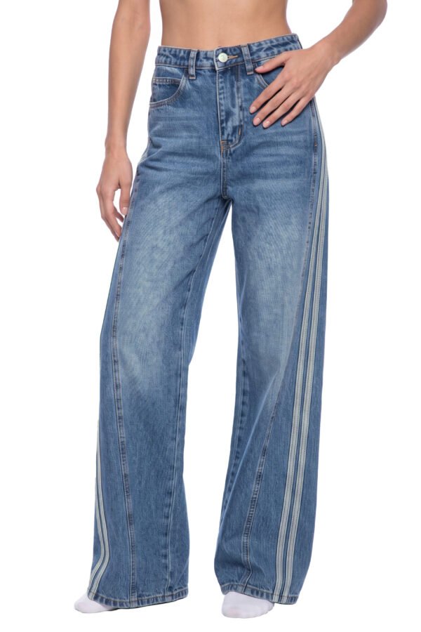 Wide Leg Denim Jeans