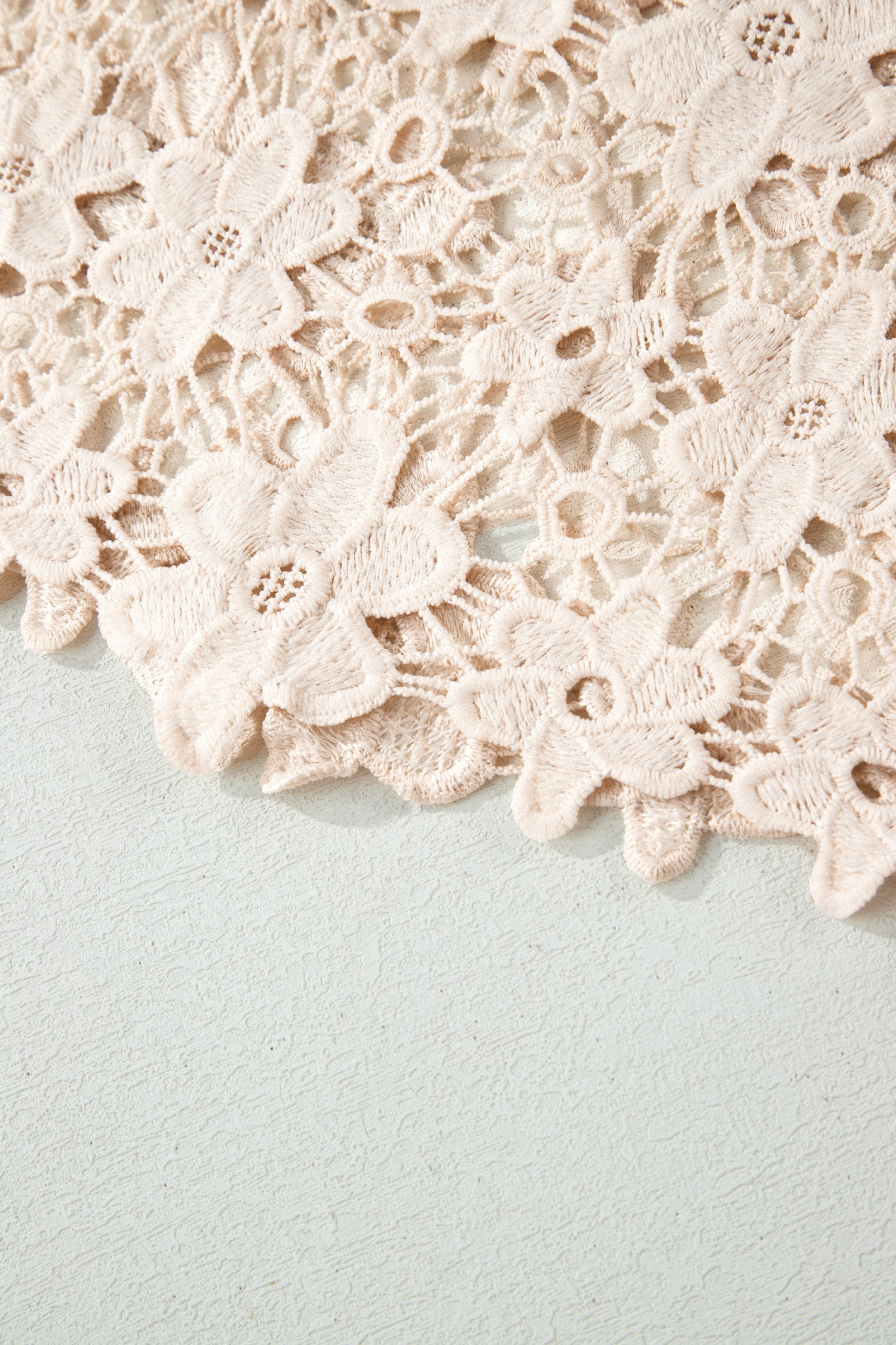 Floral Lace Hem Dress - Image 5