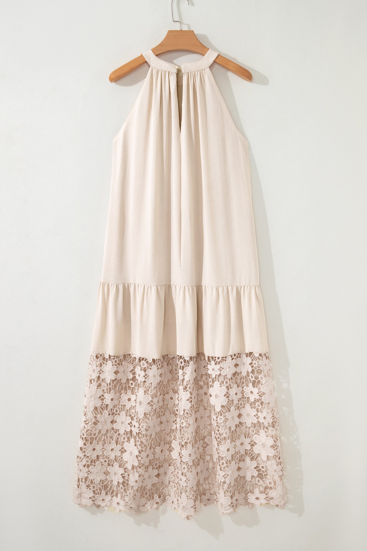 Floral Lace Hem Dress - Image 2