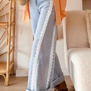 The June Lace Trim Jeans