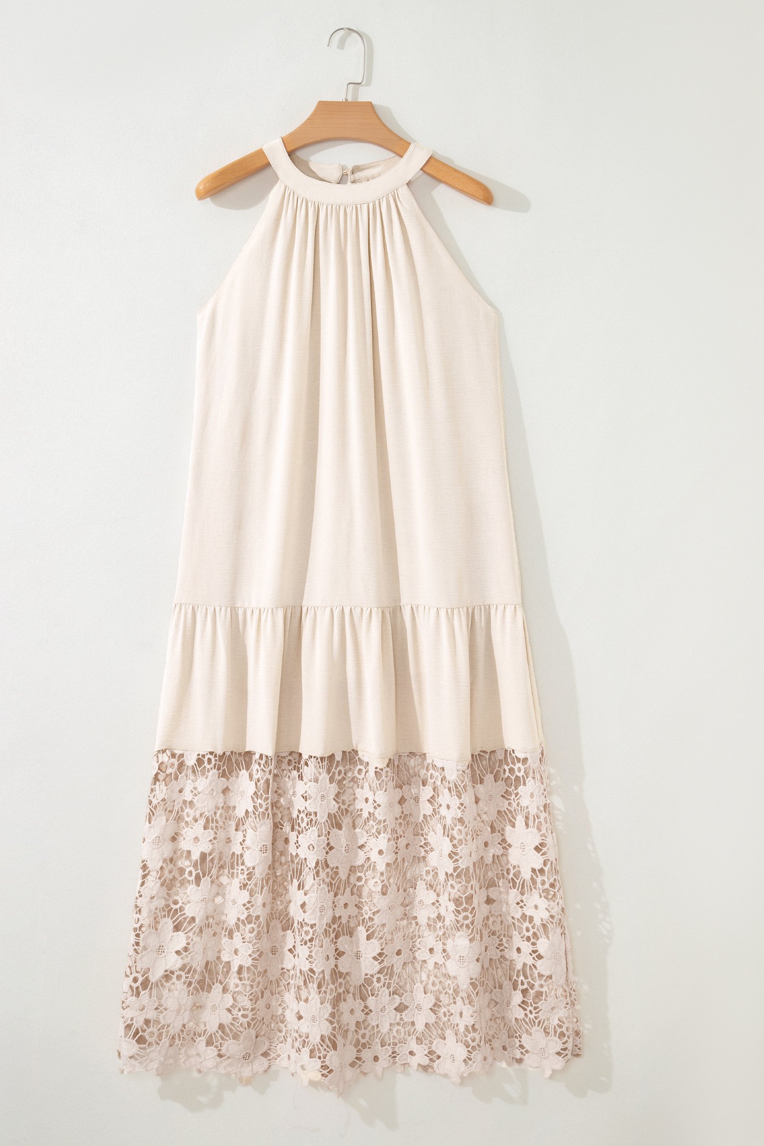 Floral Lace Hem Dress
