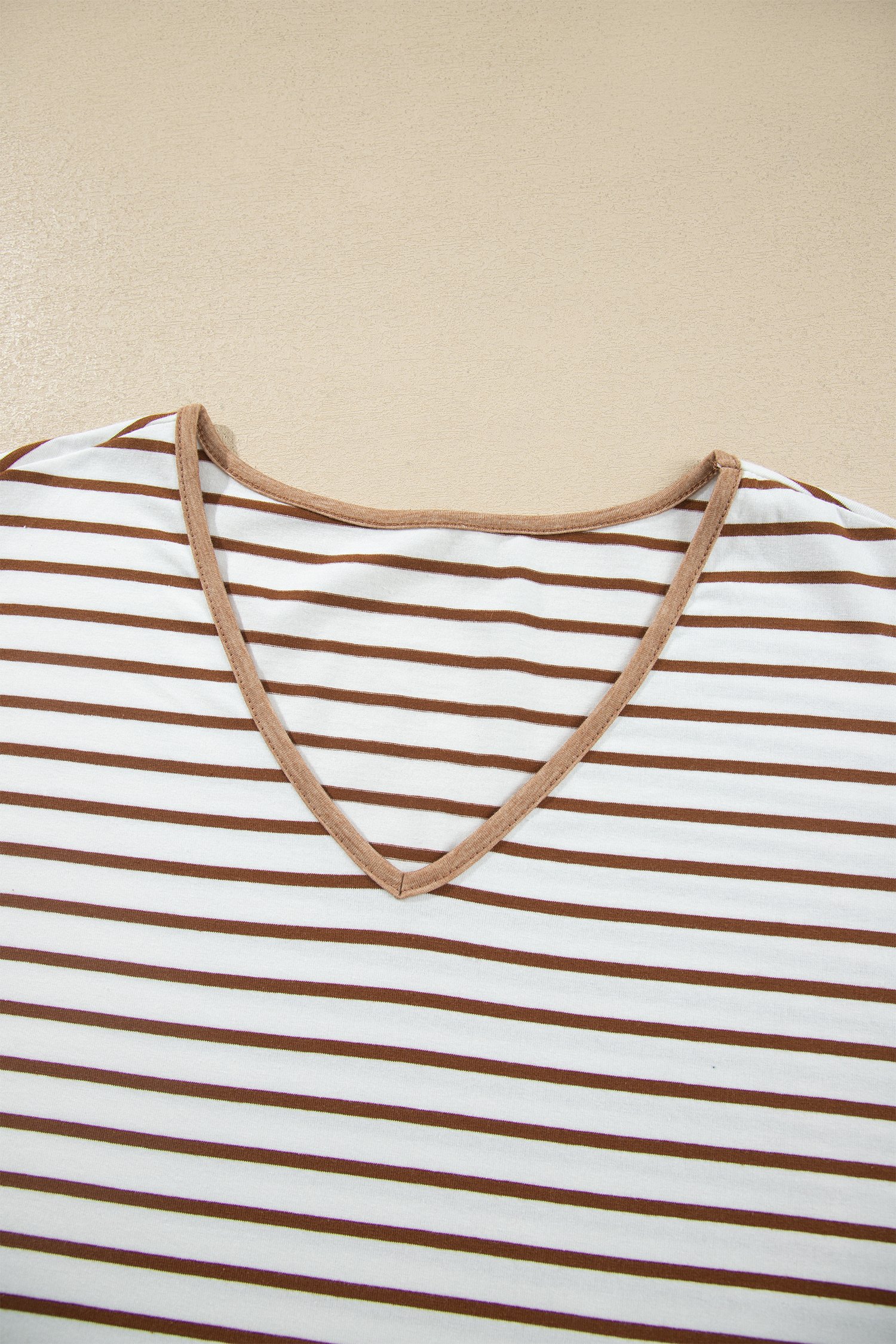 Khaki Stripe Pants 2pcs Set - Image 5