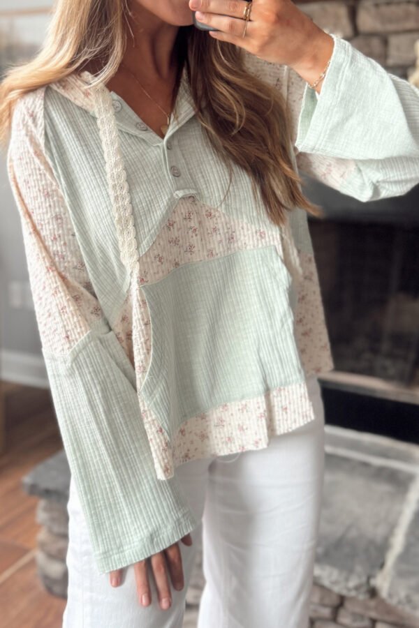 Floral Patchwork Top