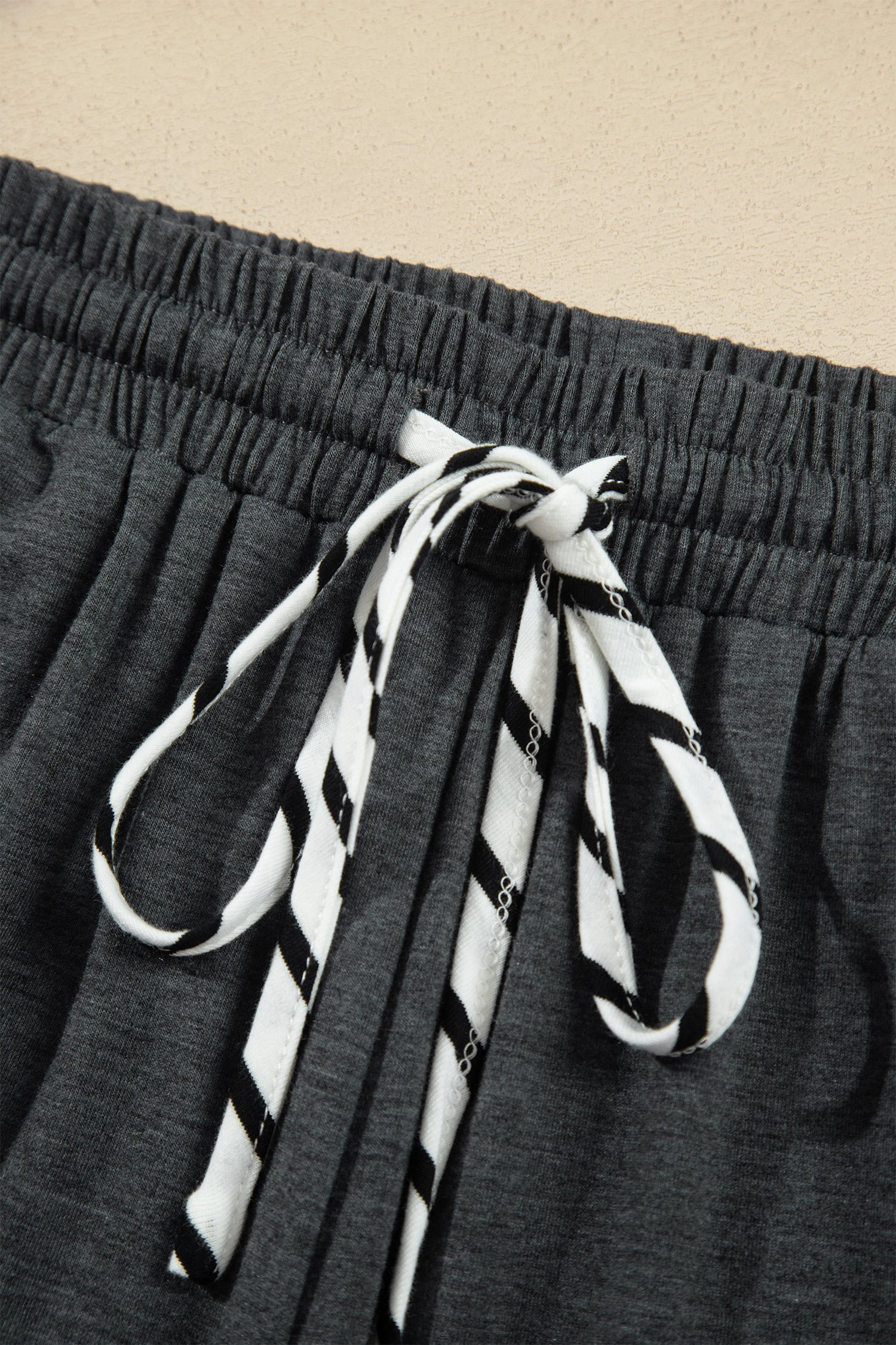 Khaki Stripe Pants 2pcs Set - Image 23