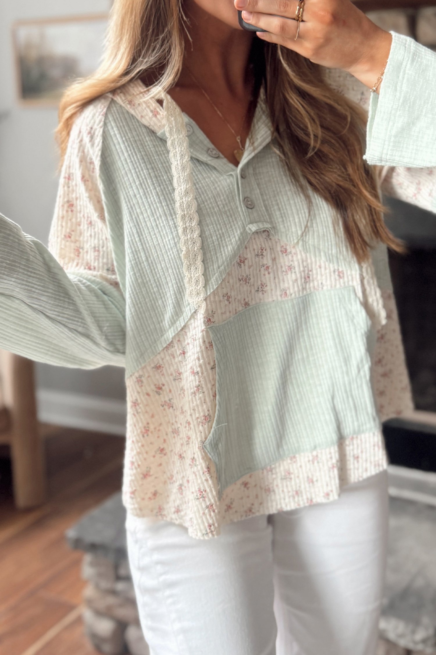 Floral Patchwork Top - Image 2