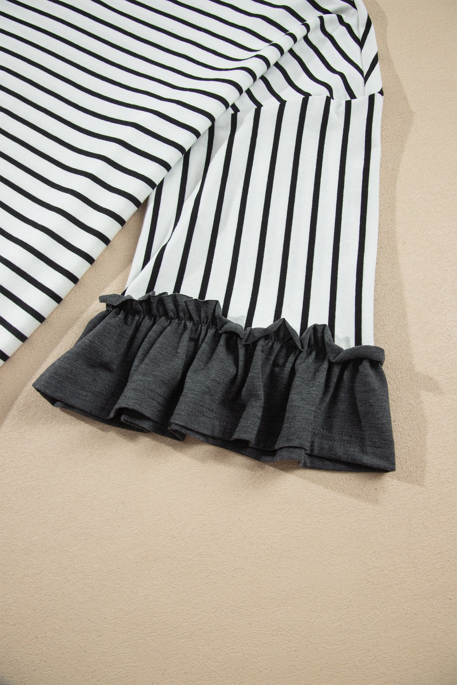 Khaki Stripe Pants 2pcs Set - Image 19