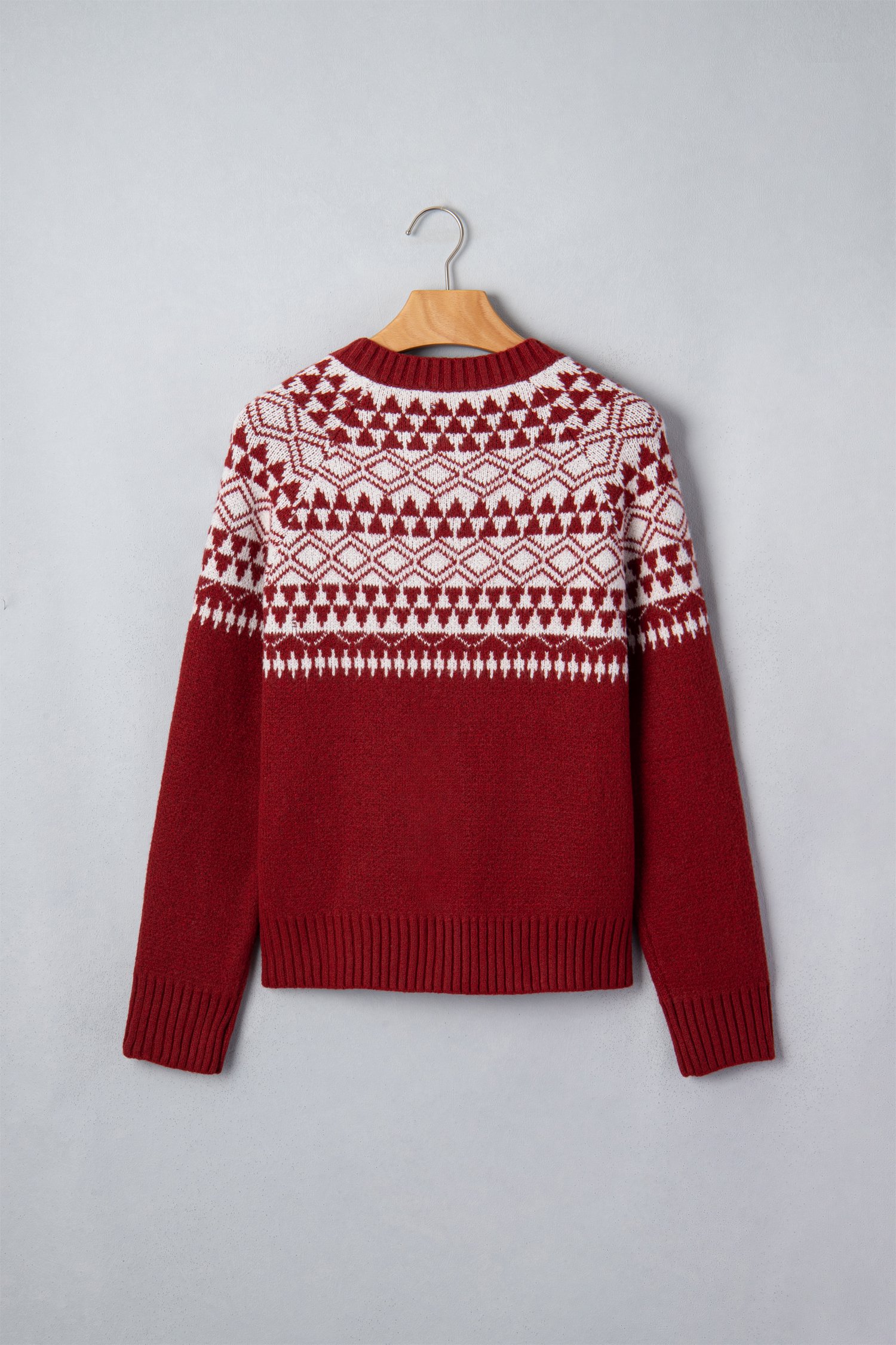 Red Plaid Cardigan - Image 7