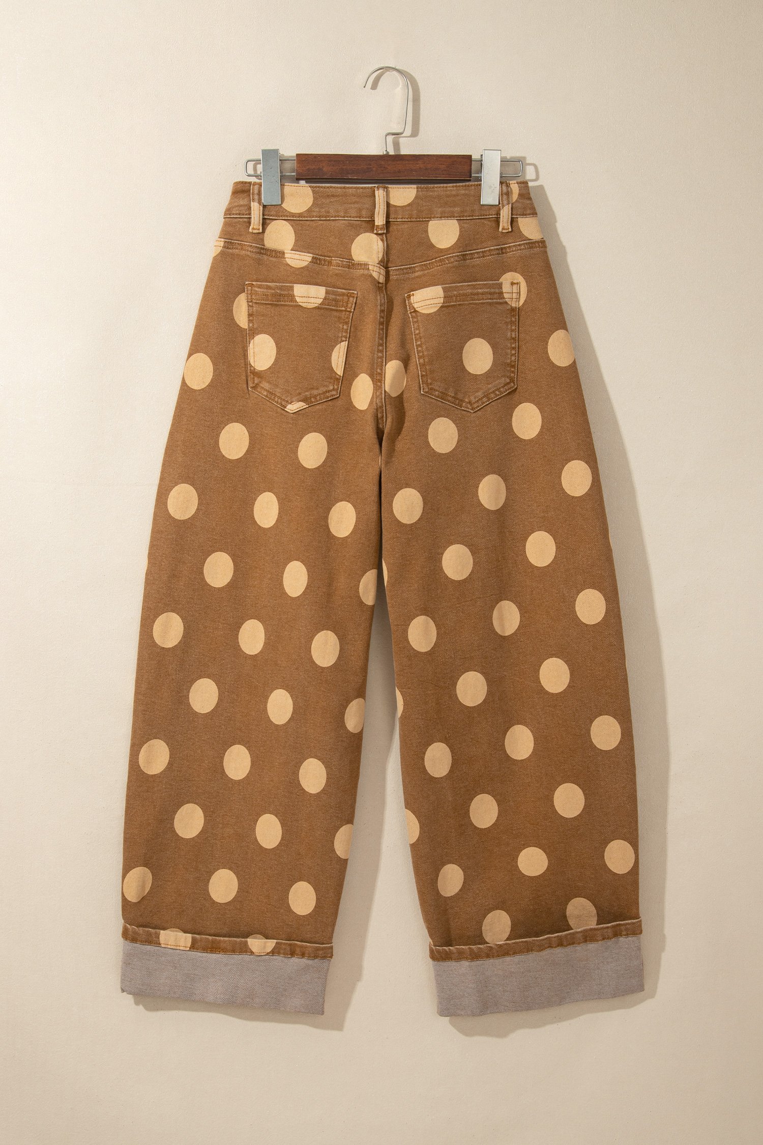 Polka Dot Ankle-Length Jeans - Image 18