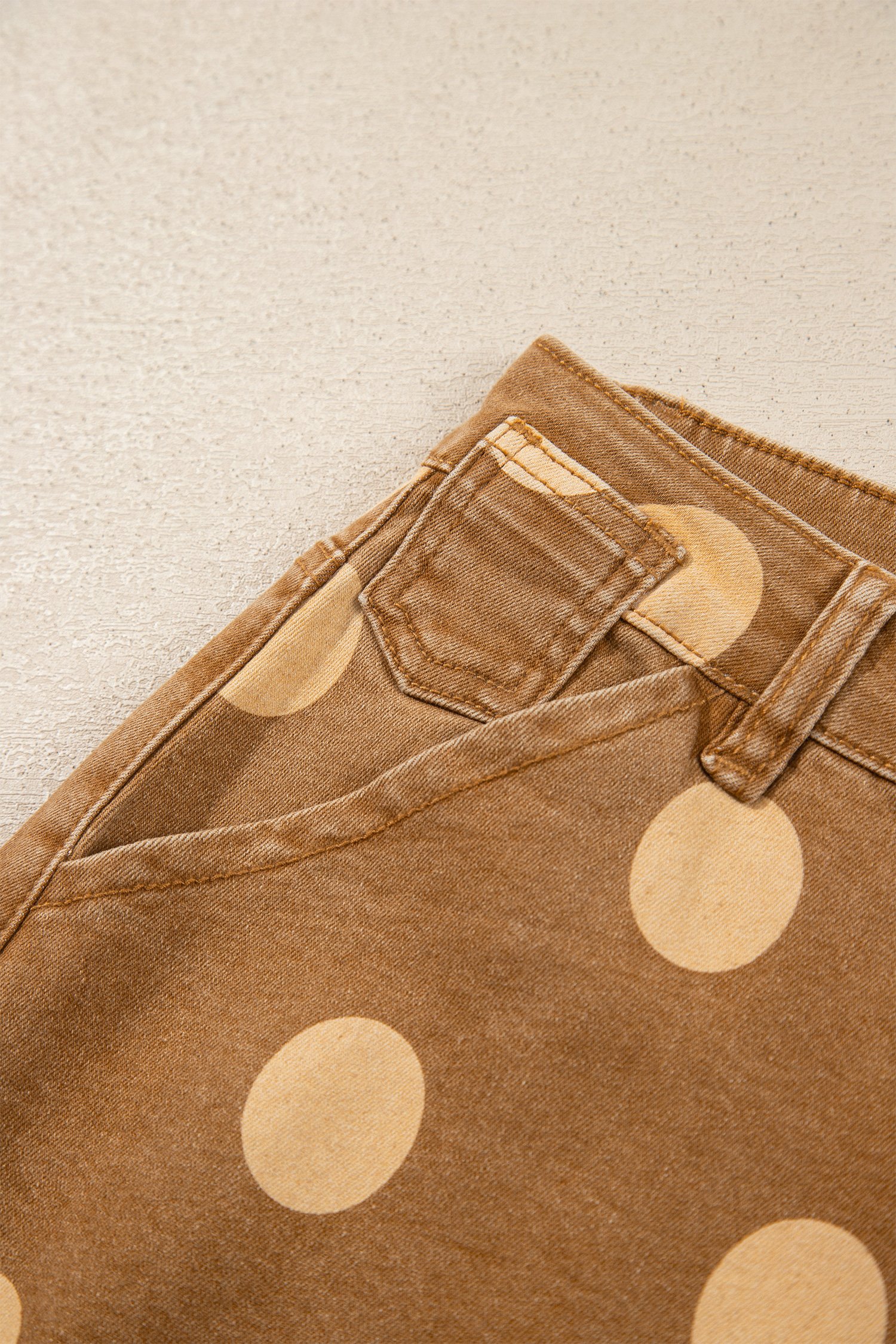 Polka Dot Ankle-Length Jeans - Image 20