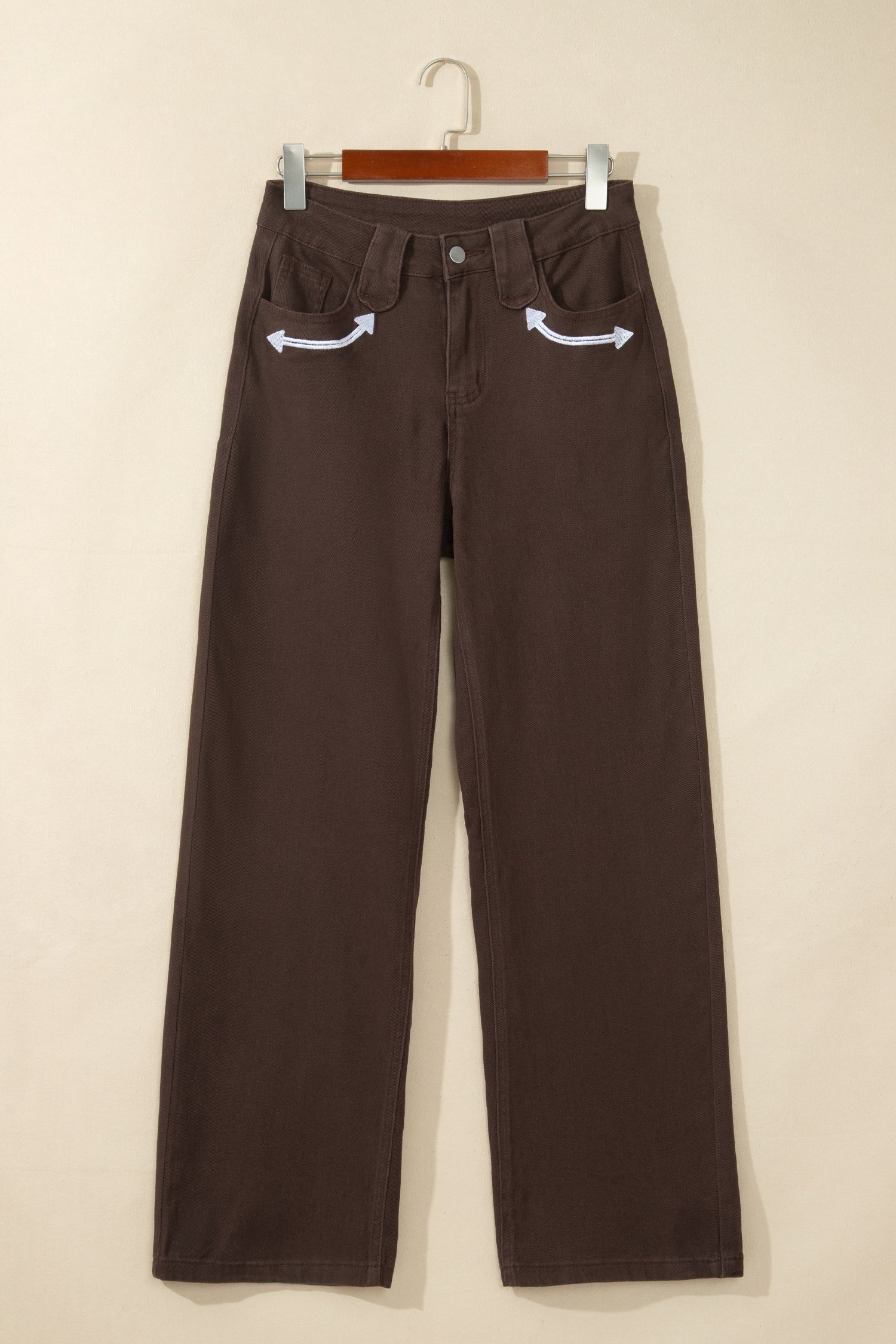 Western Straight Leg Jeans - Image 3