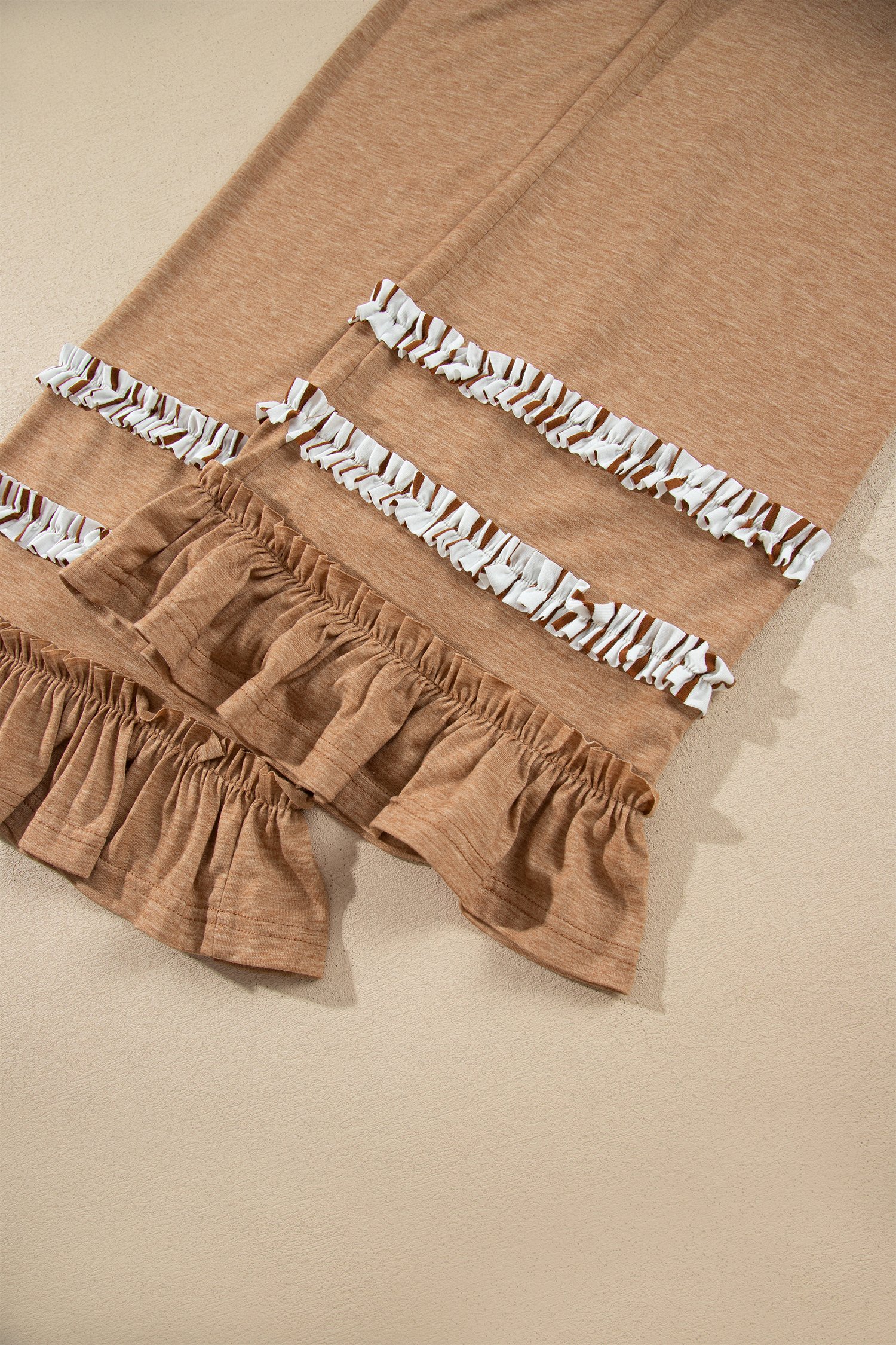 Khaki Stripe Pants 2pcs Set - Image 11