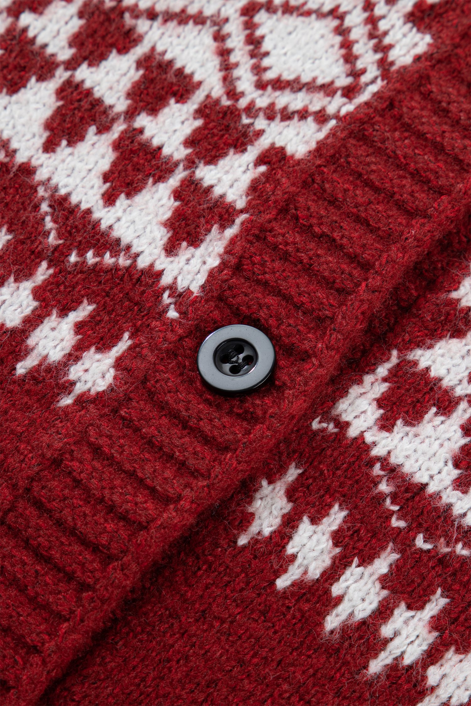 Red Plaid Cardigan - Image 11