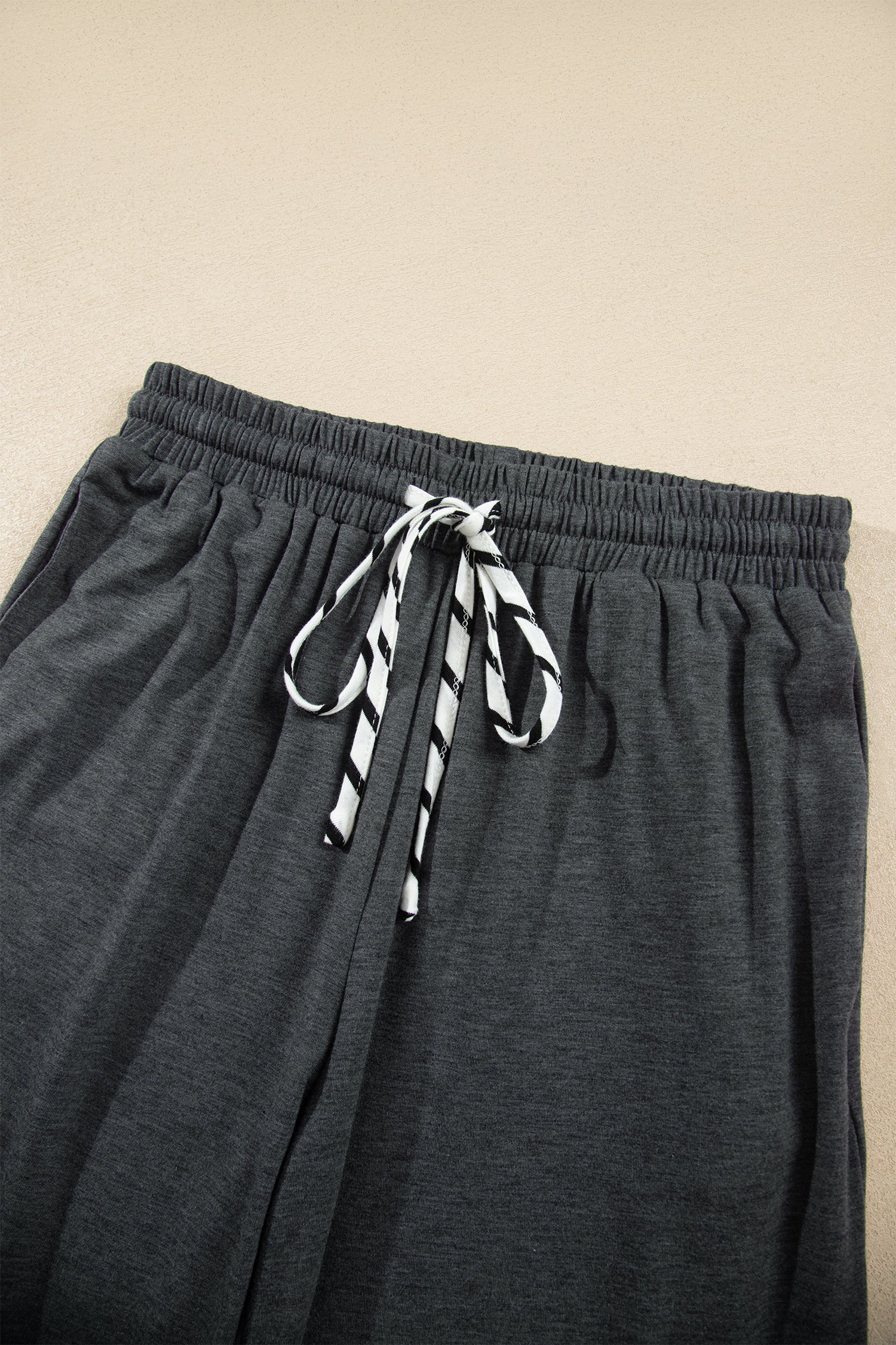 Khaki Stripe Pants 2pcs Set - Image 22