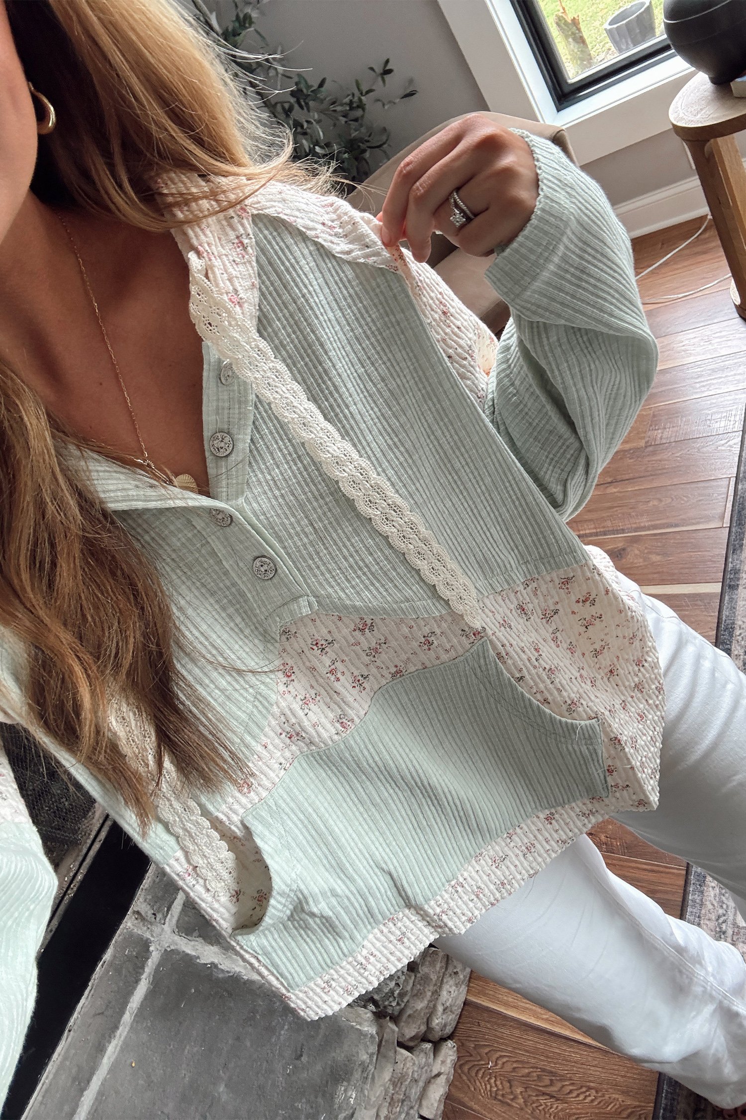 Floral Patchwork Top - Image 4