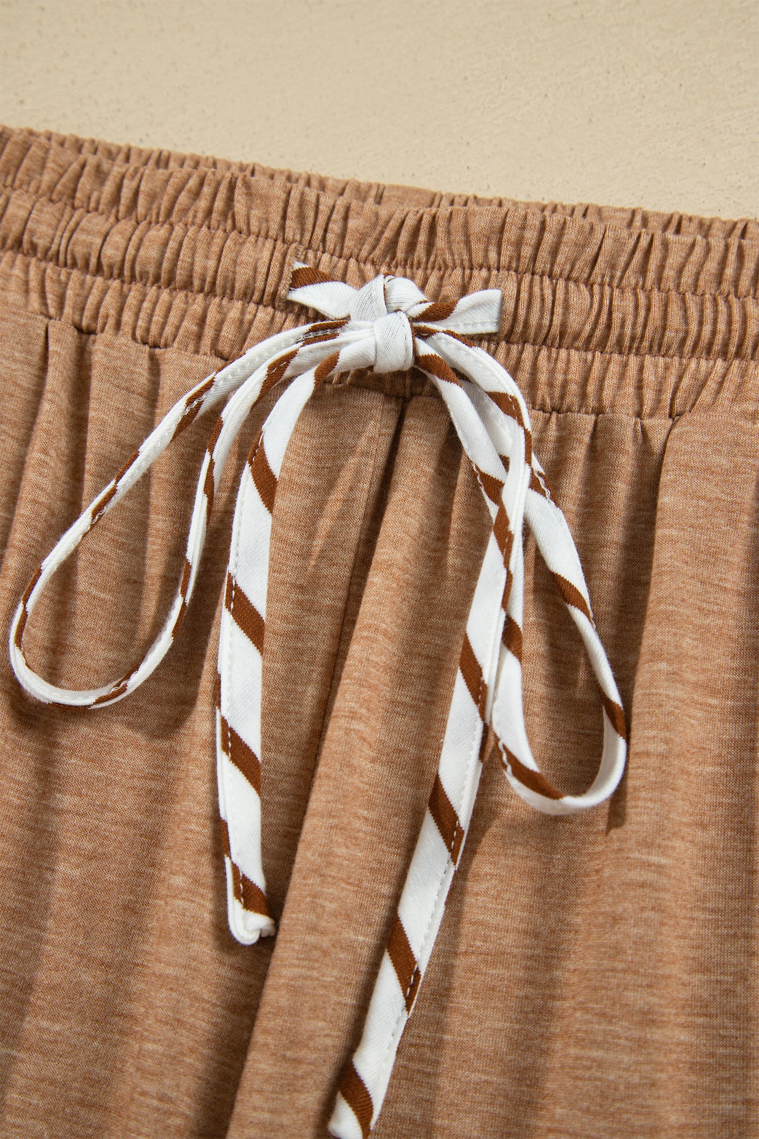 Khaki Stripe Pants 2pcs Set - Image 10