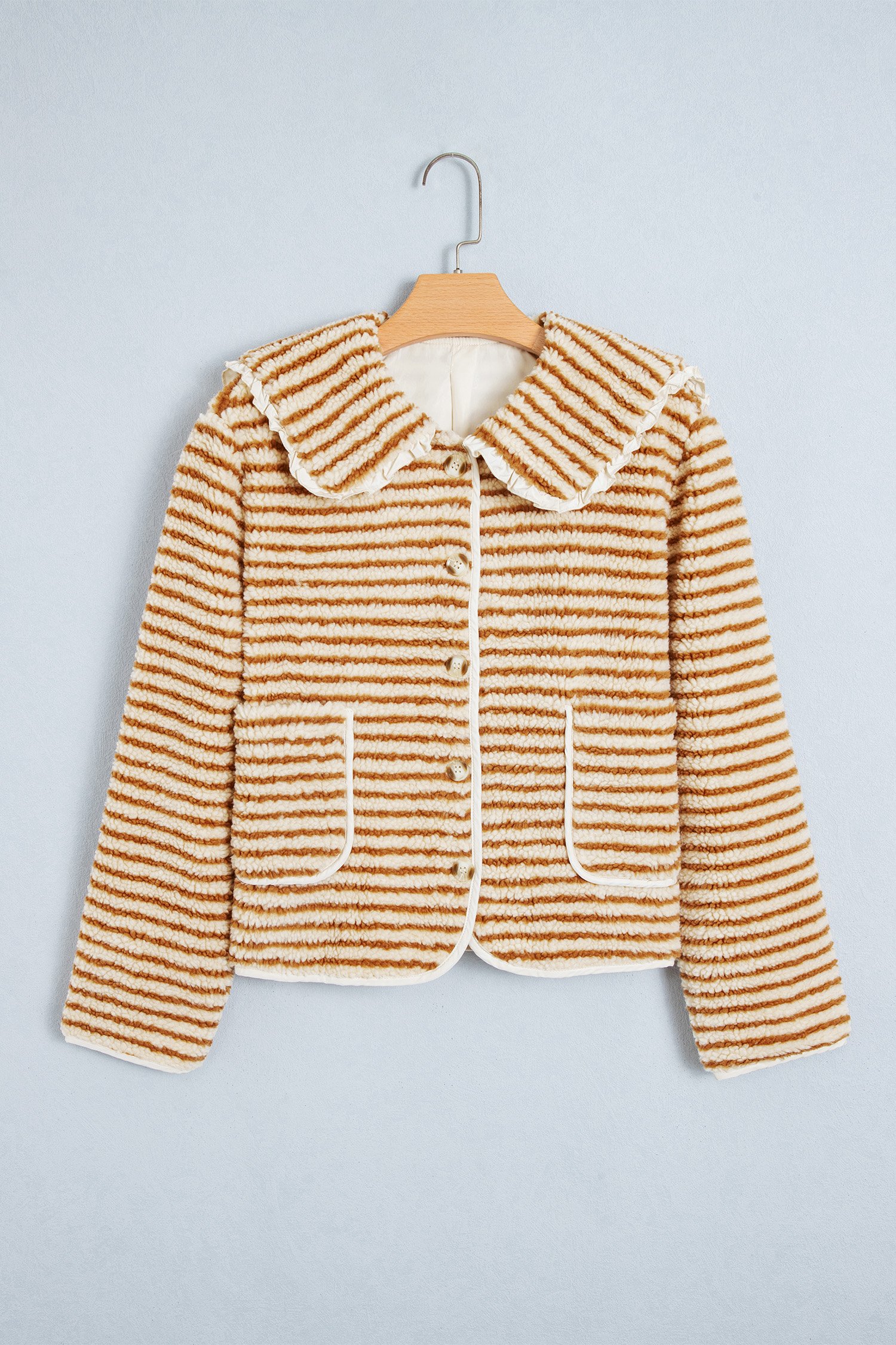 Fleece Button Front Shacket - Image 8