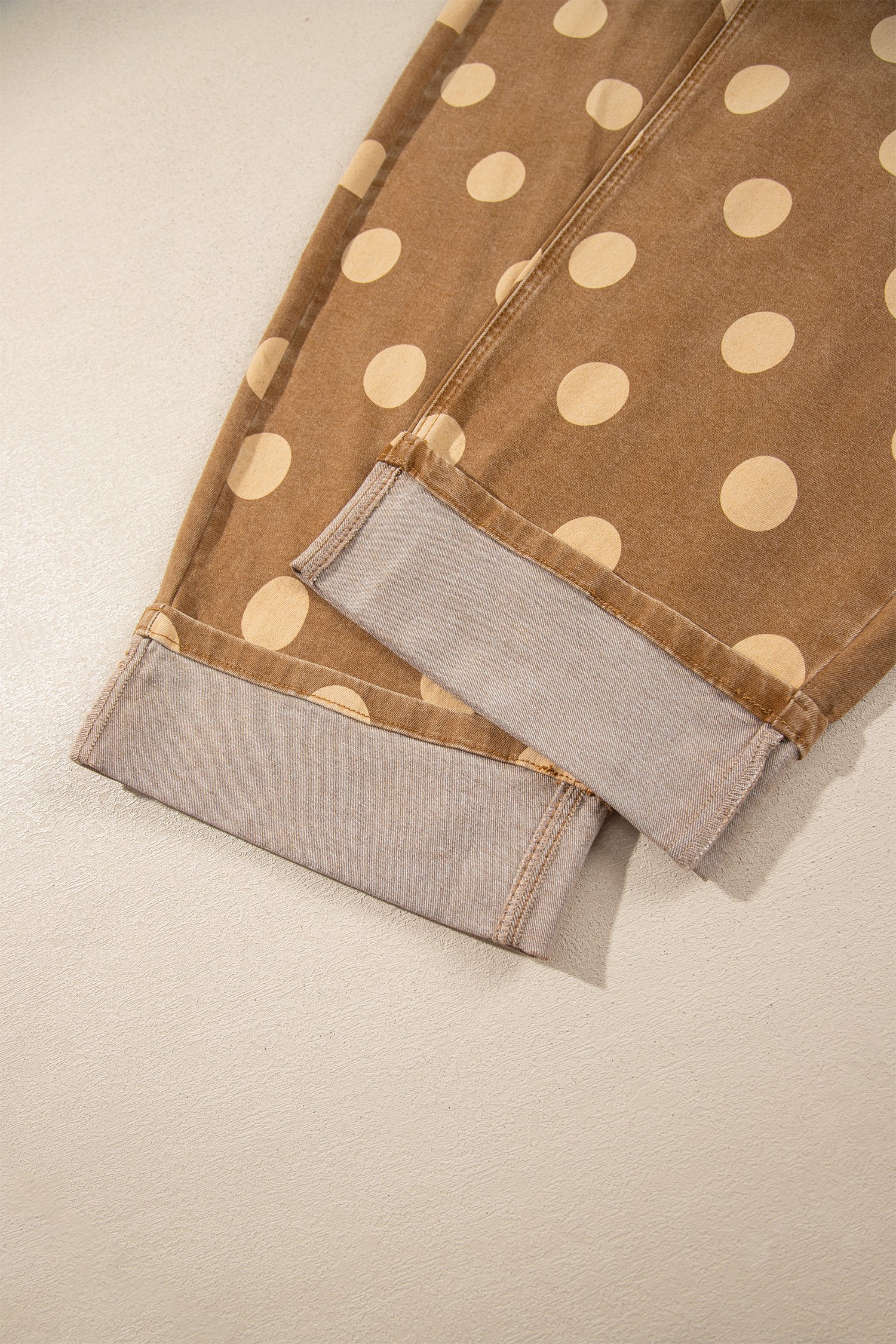Polka Dot Ankle-Length Jeans - Image 22