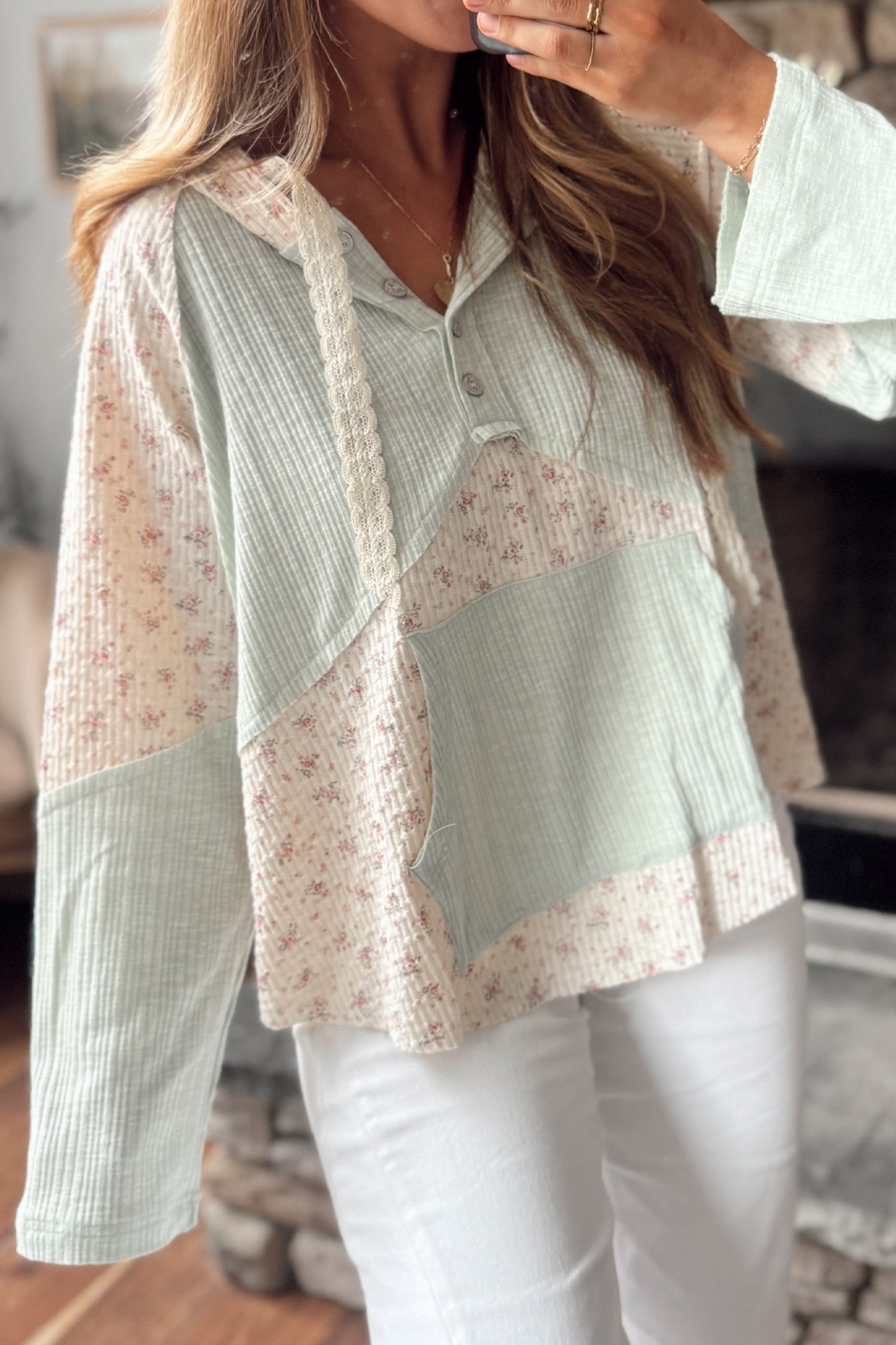 Floral Patchwork Top - Image 3