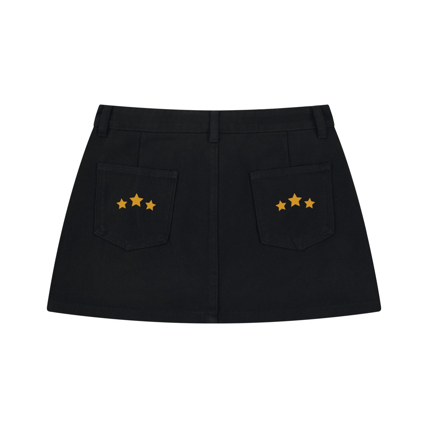 Studded Denim Mini Skirt - Image 2