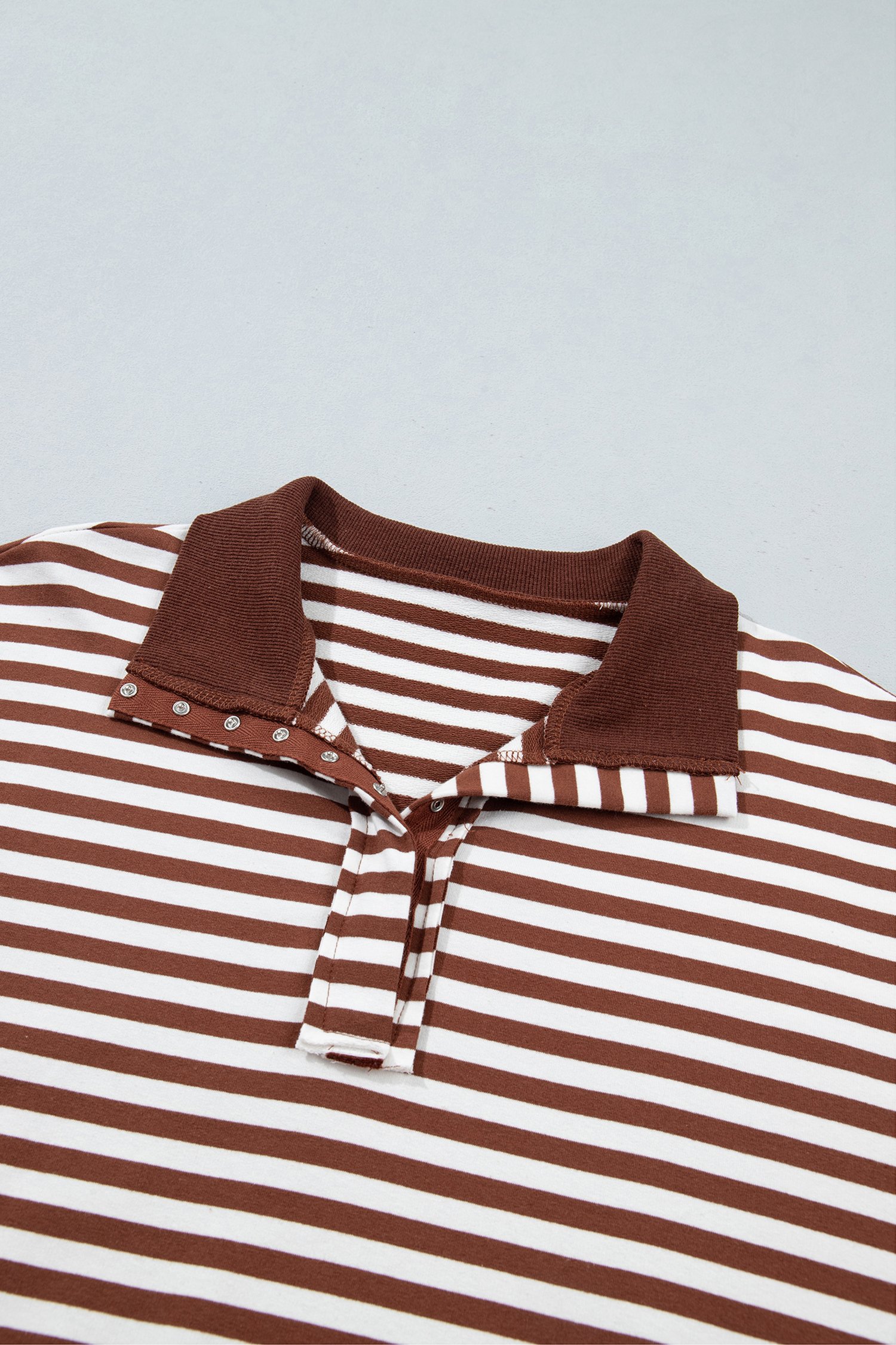 Sea Stripe Pullover Sweatshirt - Image 6