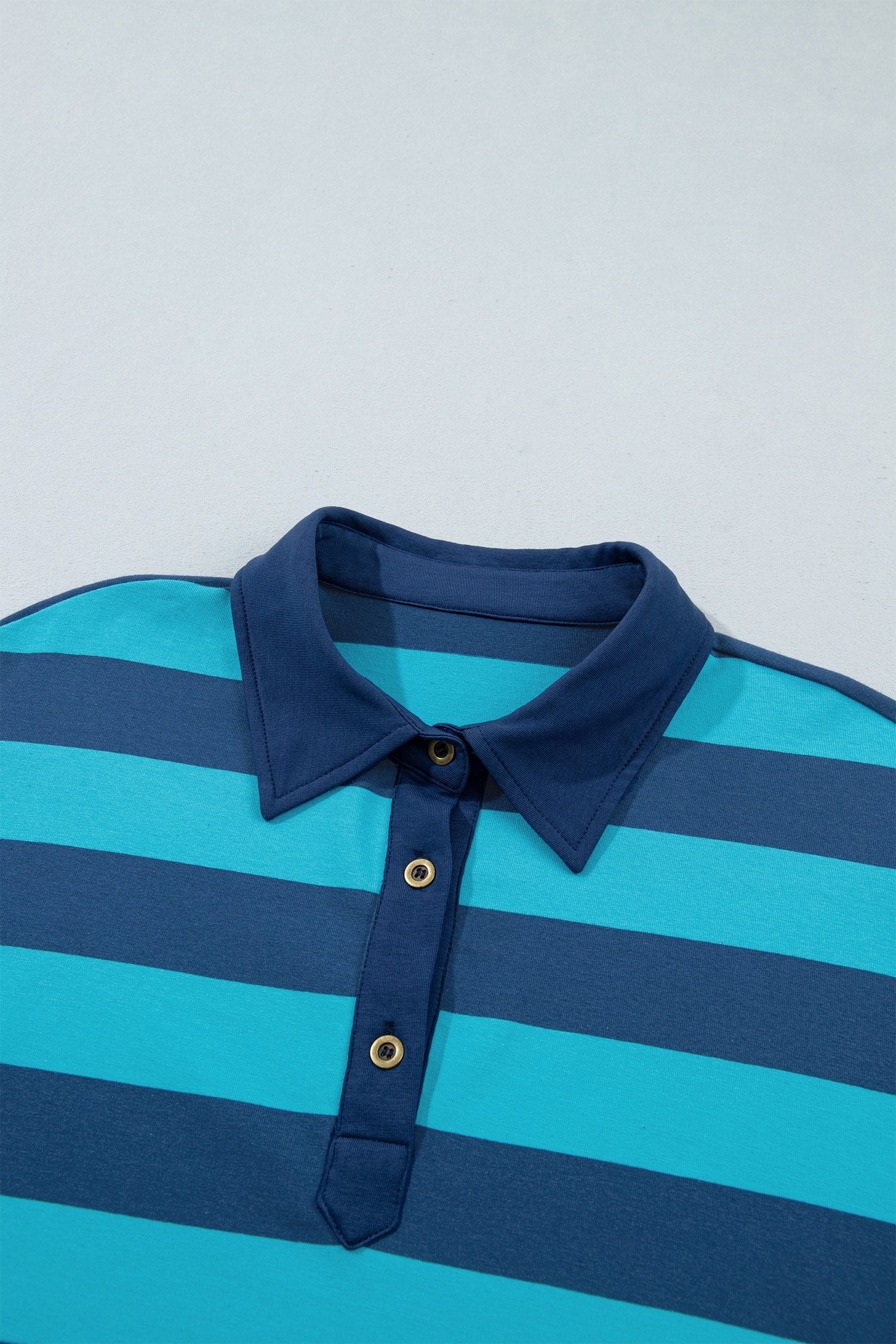 Blue Stripe Loose Top - Image 7