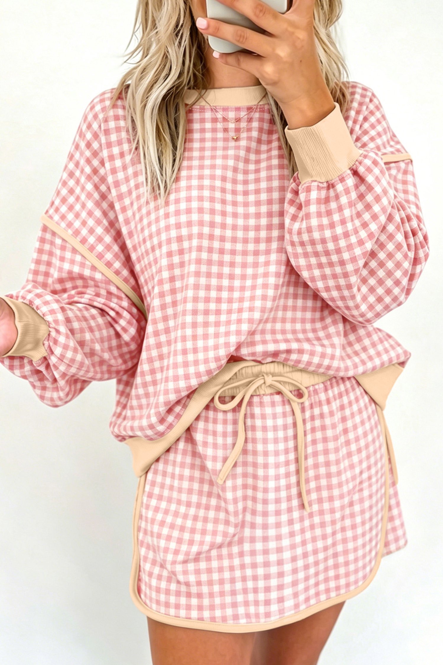 Red Gingham Skort Set - Image 15