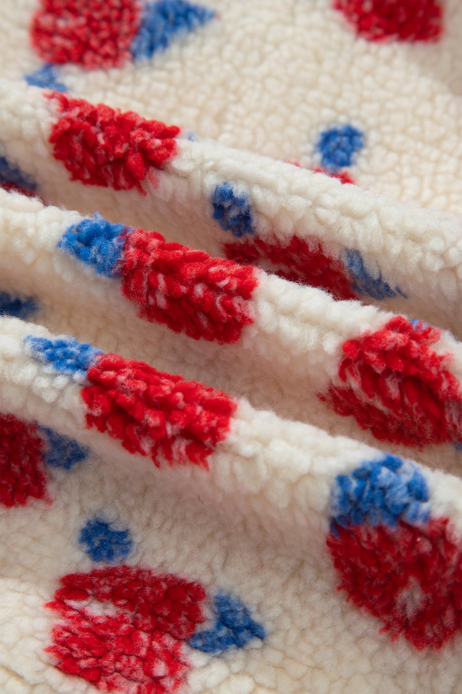 Floral Print Fleece Coat - Image 10