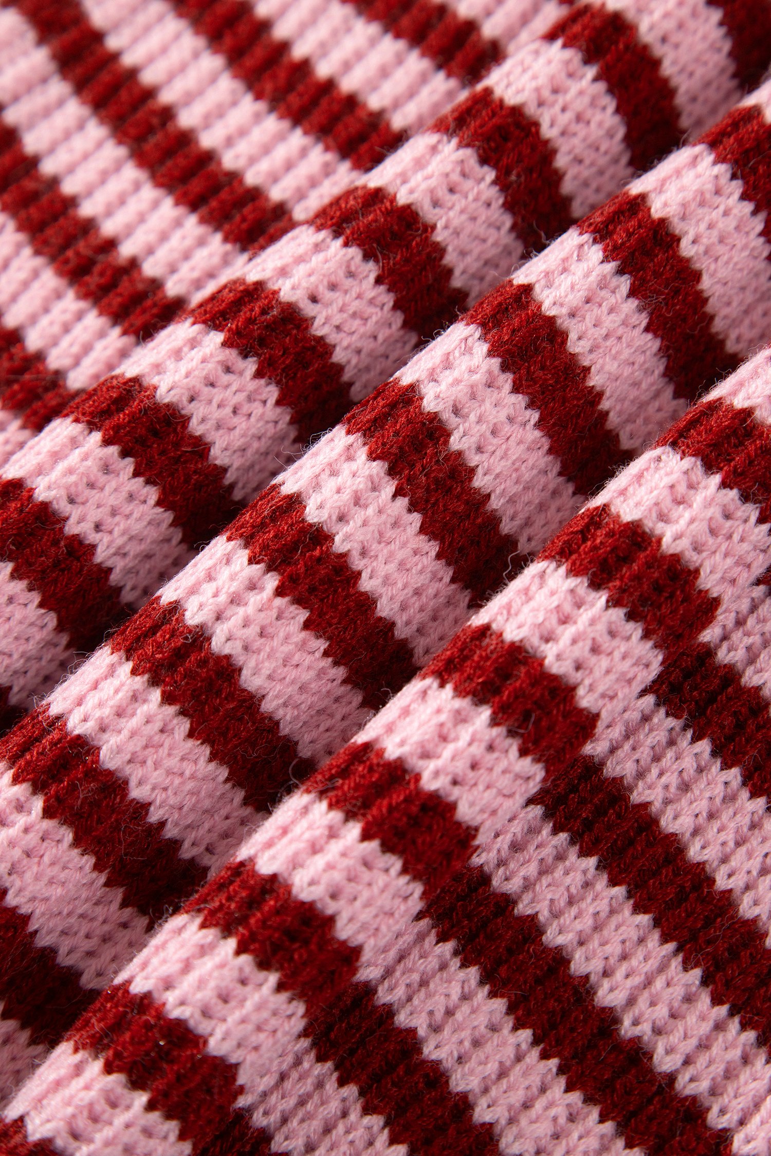 Red Stripe Open Front Cardigan - Image 10