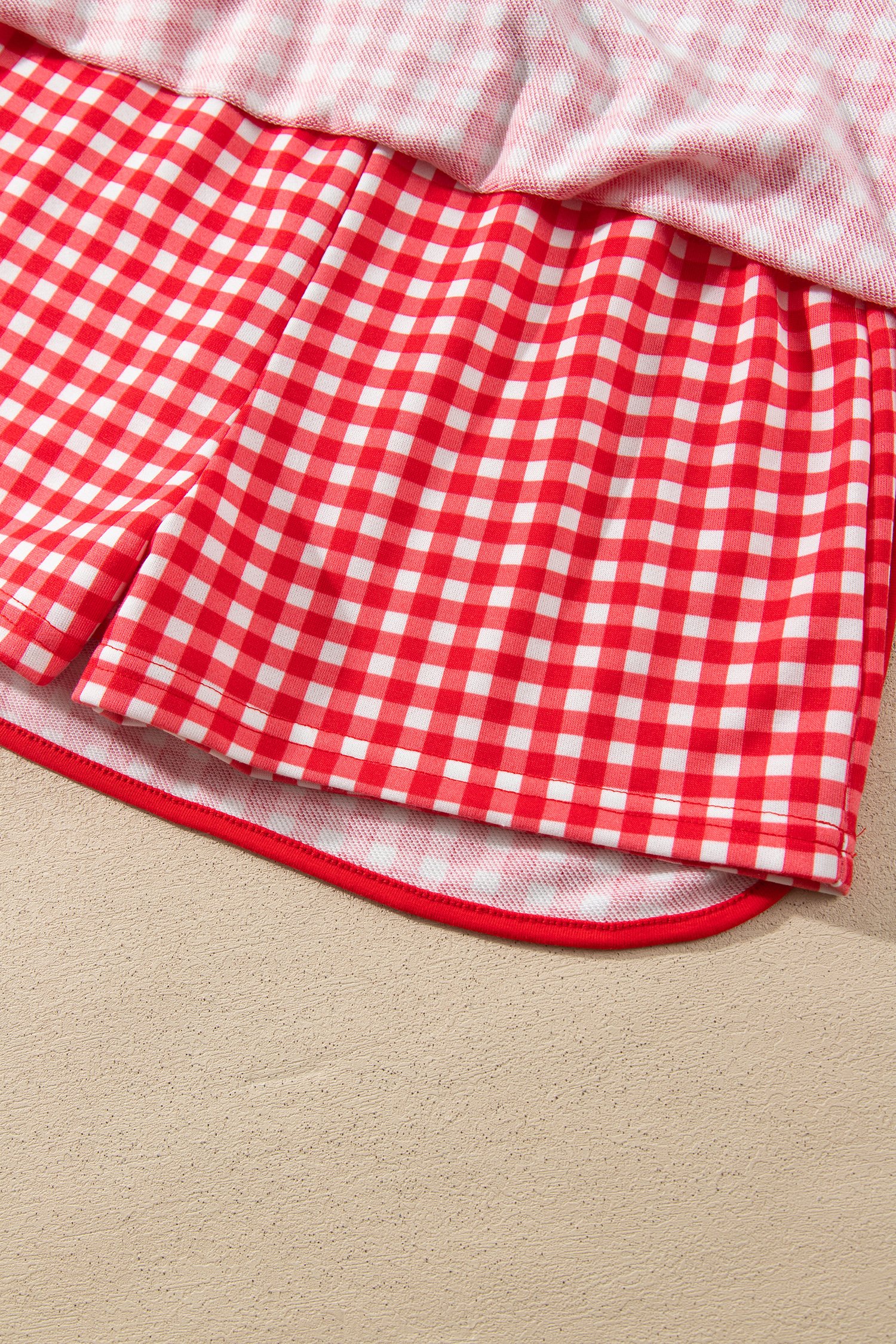 Red Gingham Skort Set - Image 12