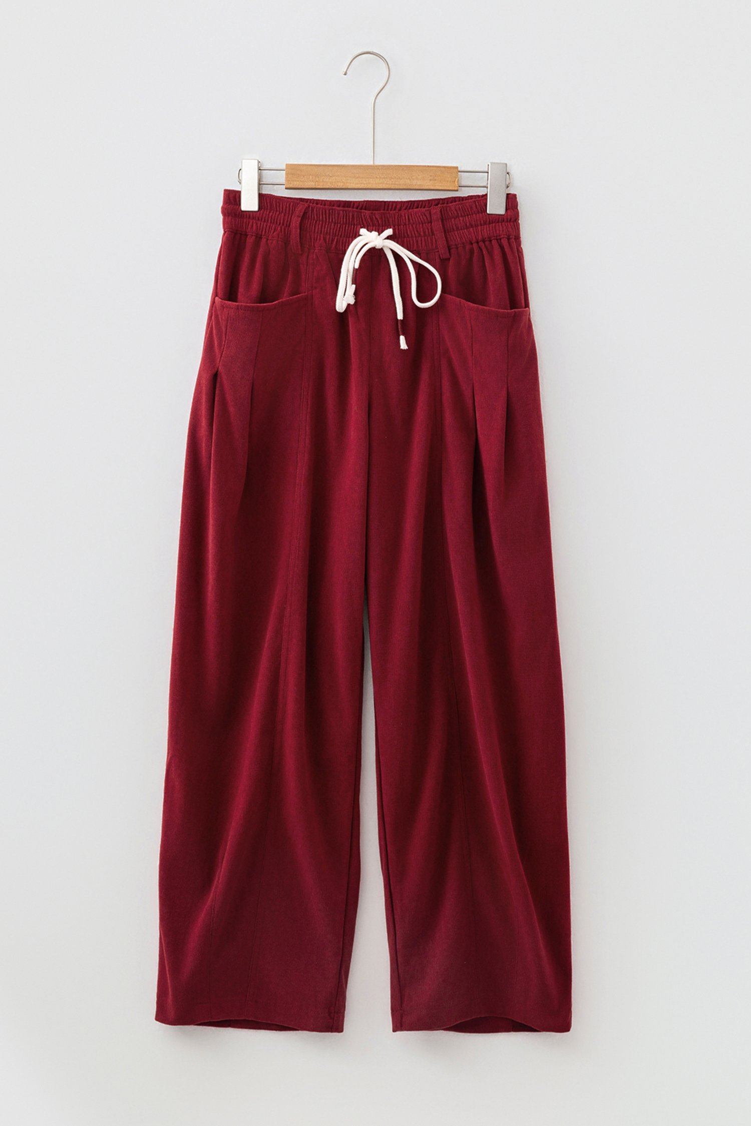 Drawstring Corduroy Pants - Image 9