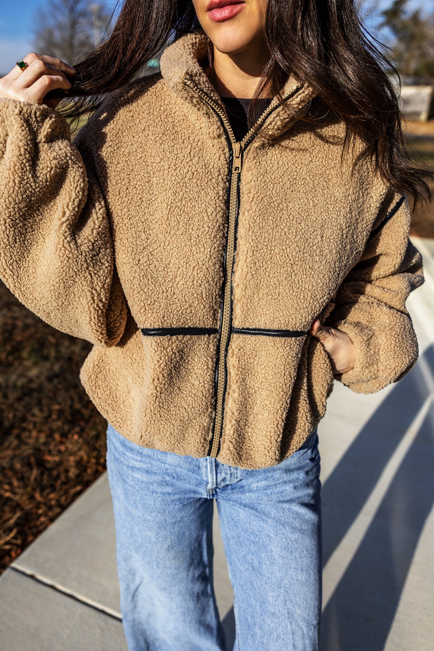 Parchment Fleece Jacket - Image 3