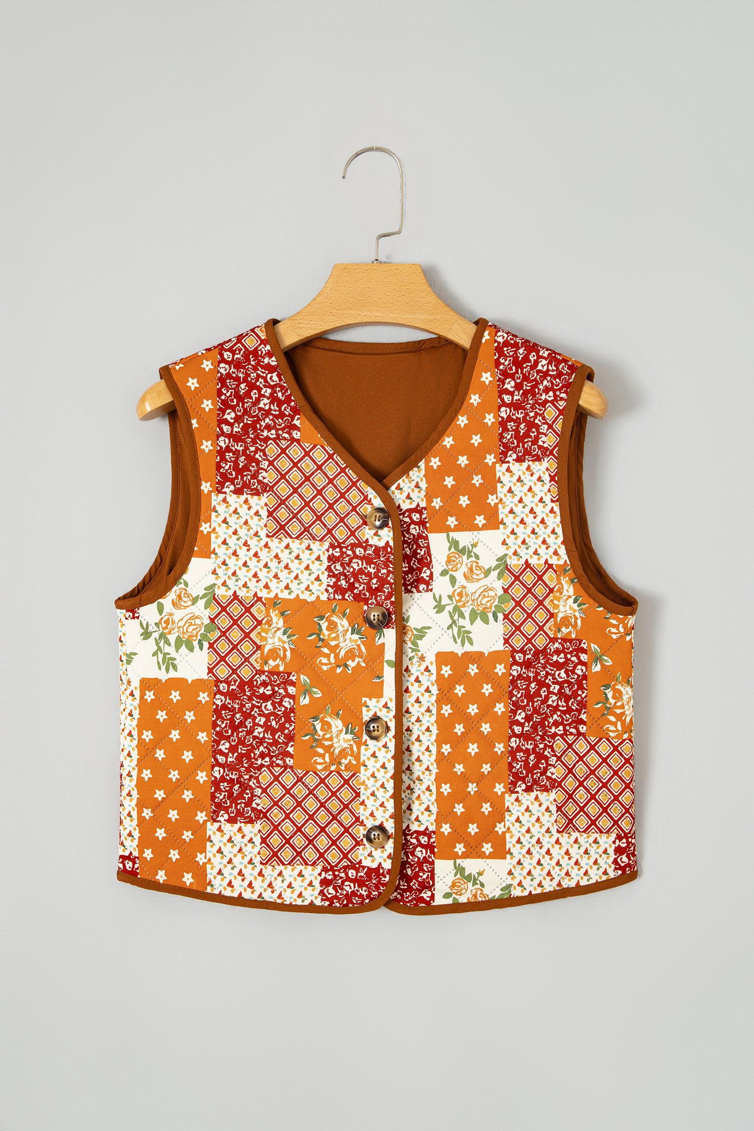 Golden Fleece Quilted Vest - Image 3