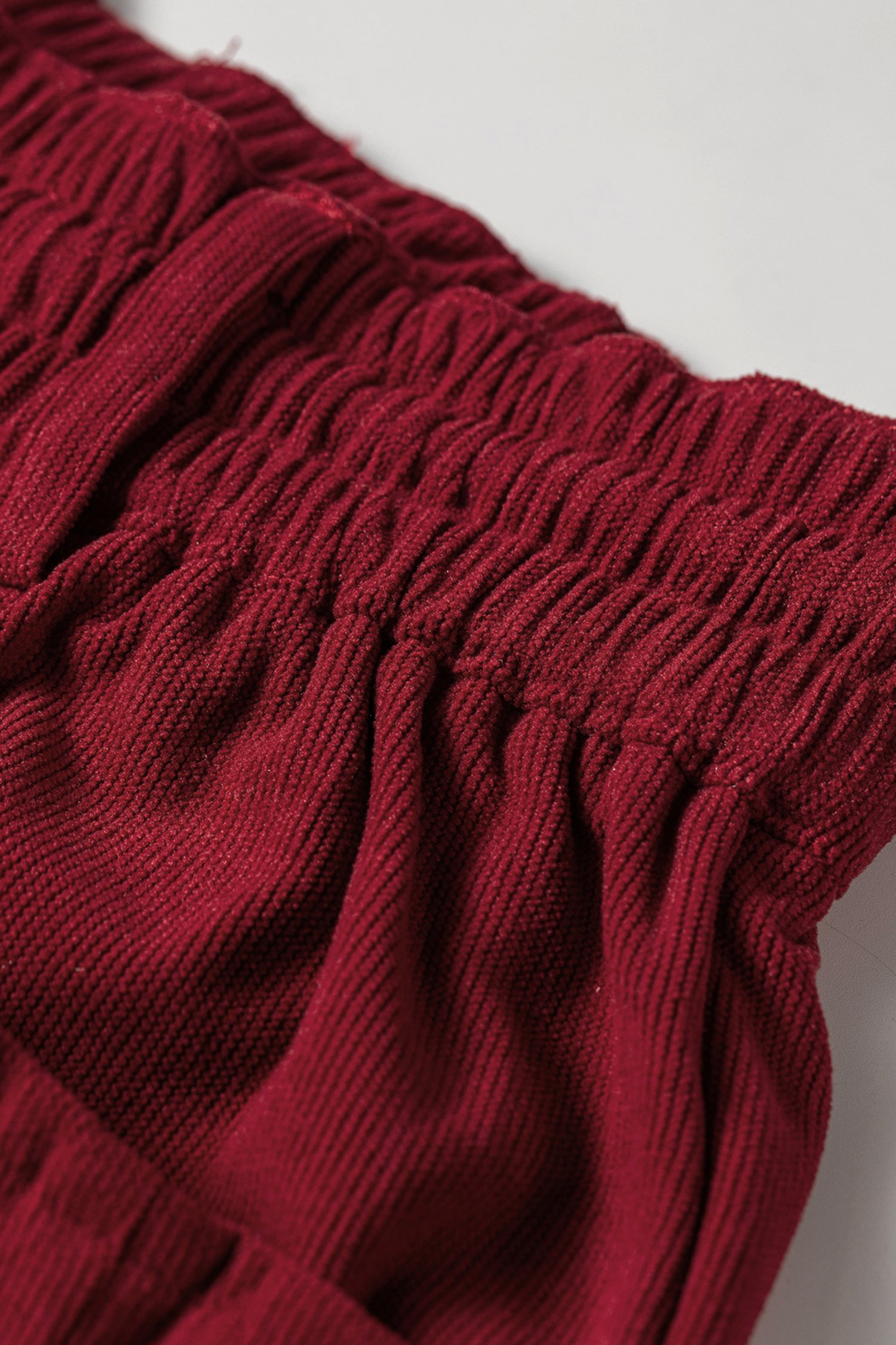 Drawstring Corduroy Pants - Image 13