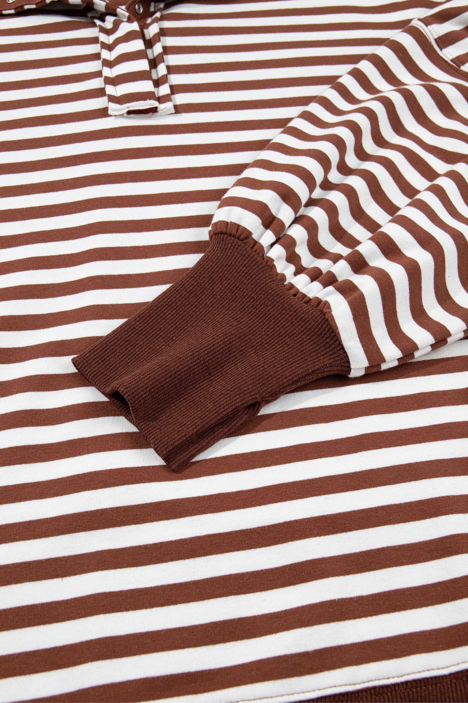 Sea Stripe Pullover Sweatshirt - Image 7