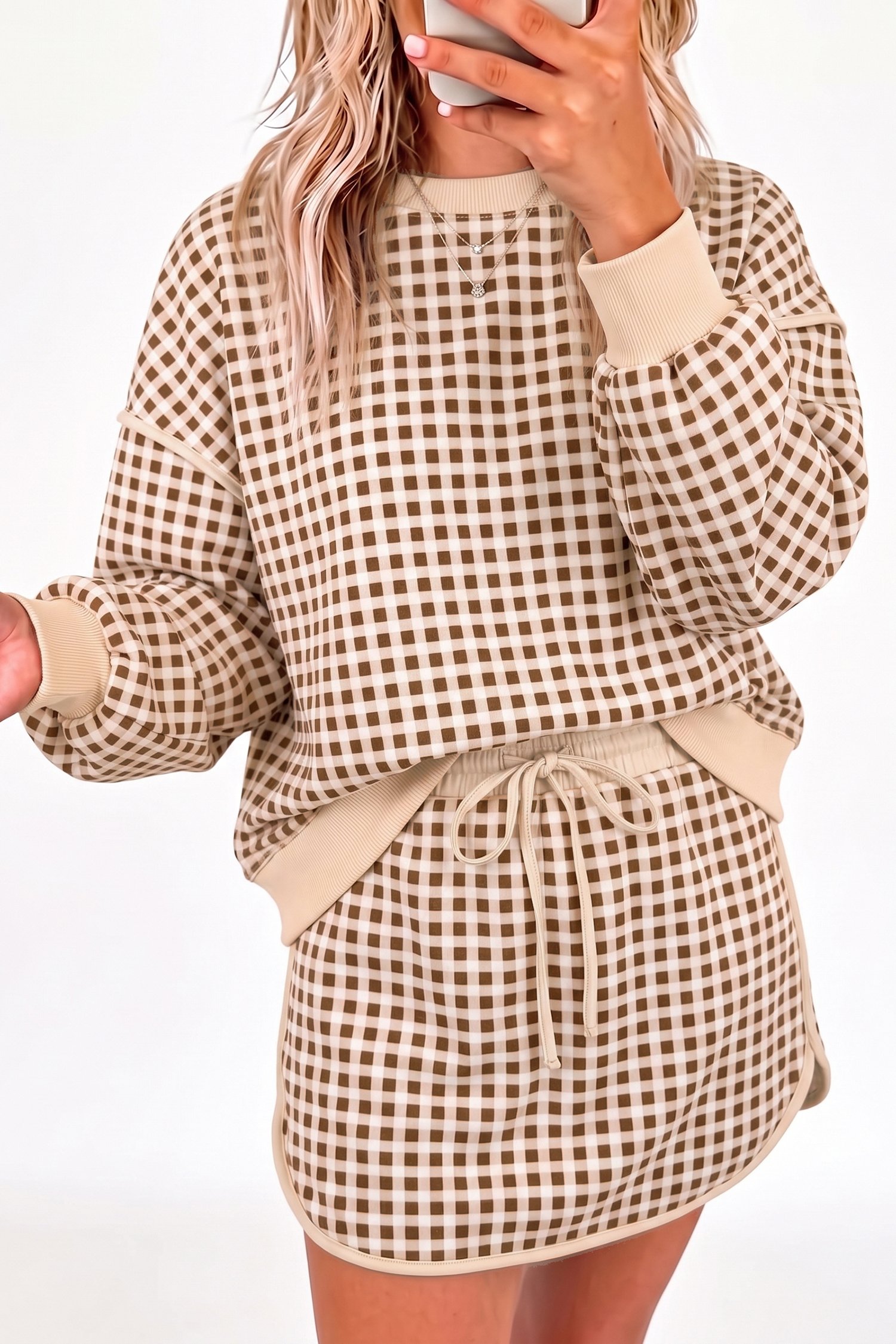 Red Gingham Skort Set - Image 14