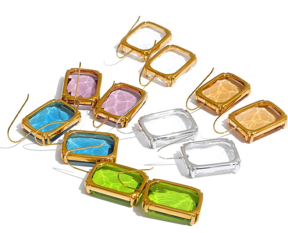 Market Glass Drop Earrings - Image 6