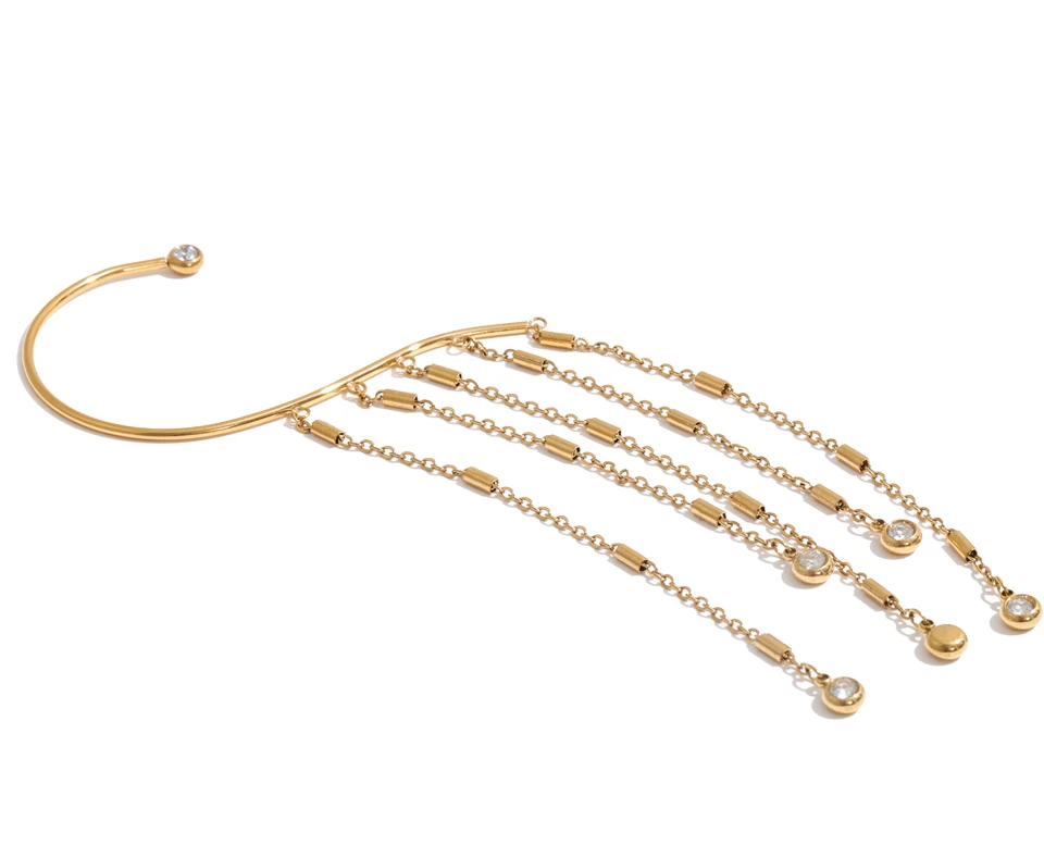 Starlight Cascade Ear Cuff - Image 6