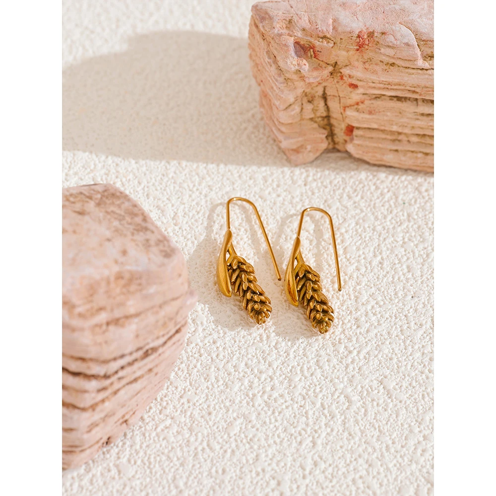 Golden Harvest Drop Earrings - Image 2