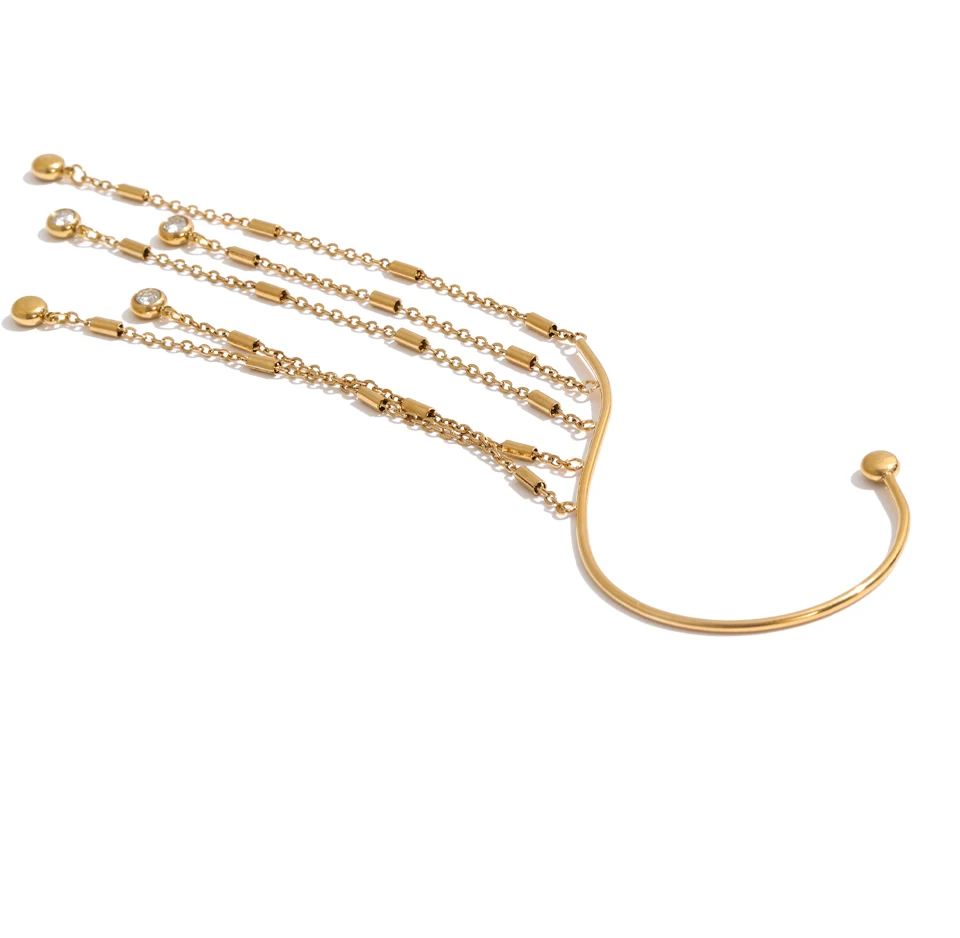 Starlight Cascade Ear Cuff - Image 7