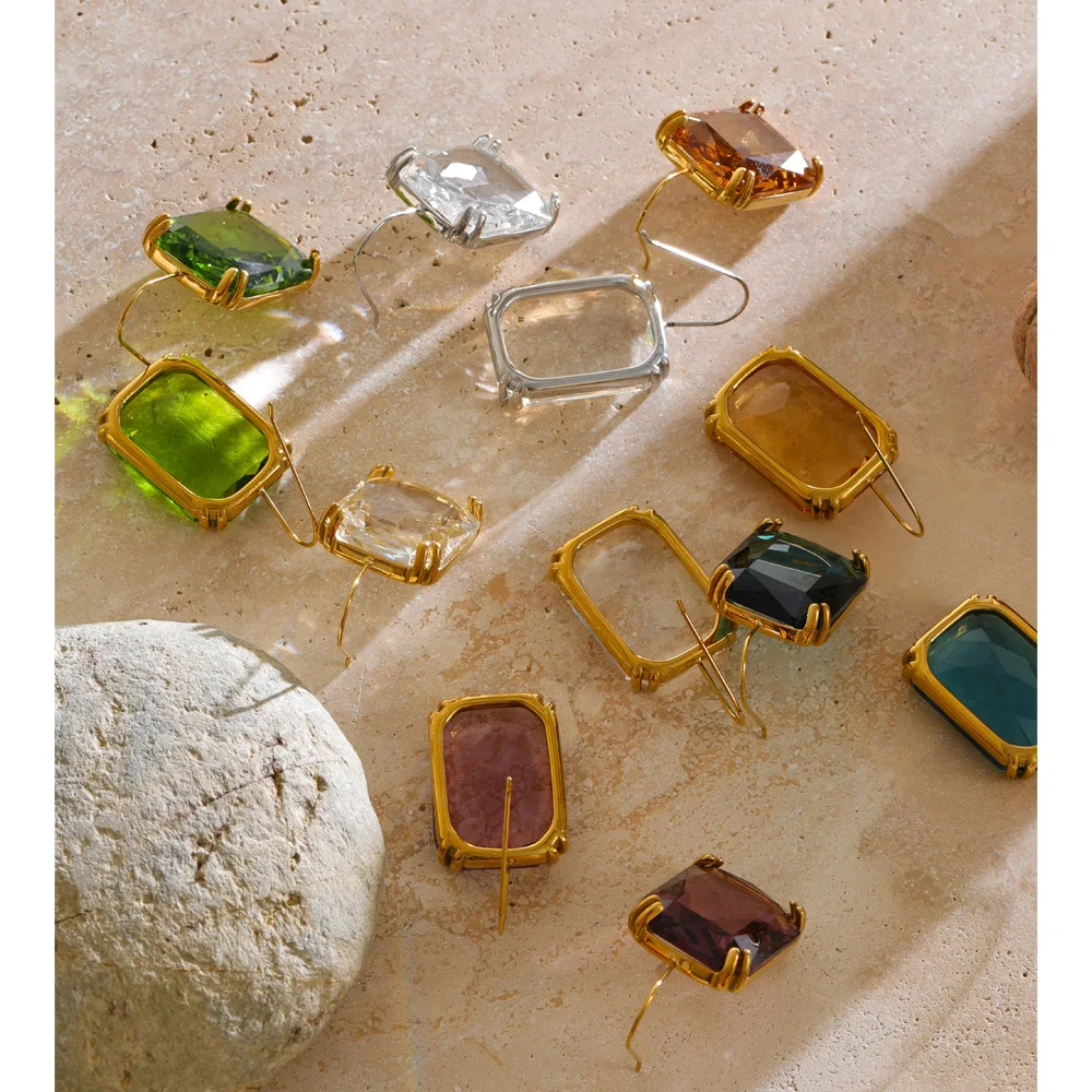 Market Glass Drop Earrings - Image 5