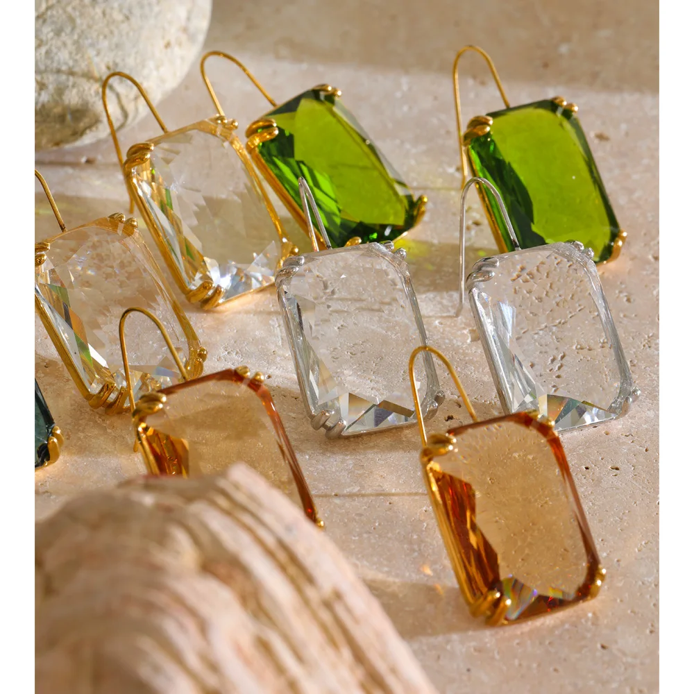 Market Glass Drop Earrings - Image 4