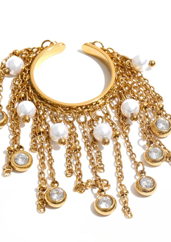 Gilded Fringe Ring