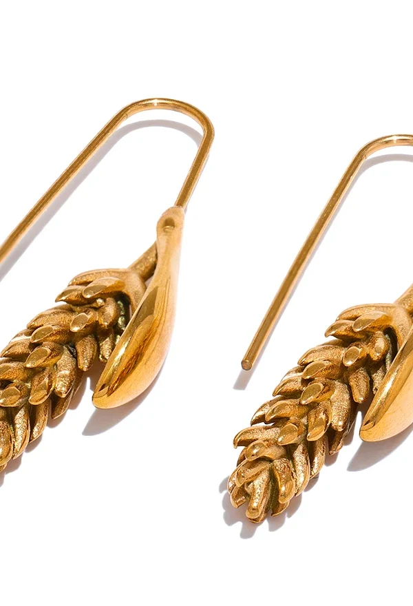 Golden Harvest Drop Earrings