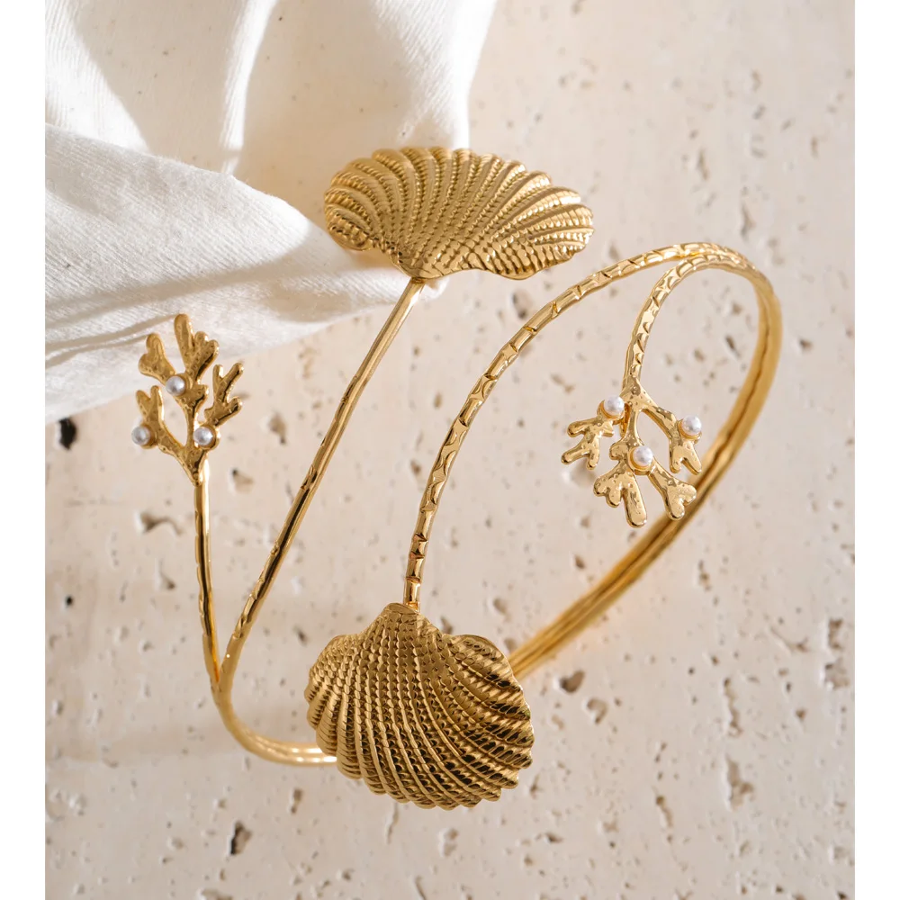 Coral Cove Cuff Bracelet - Image 2